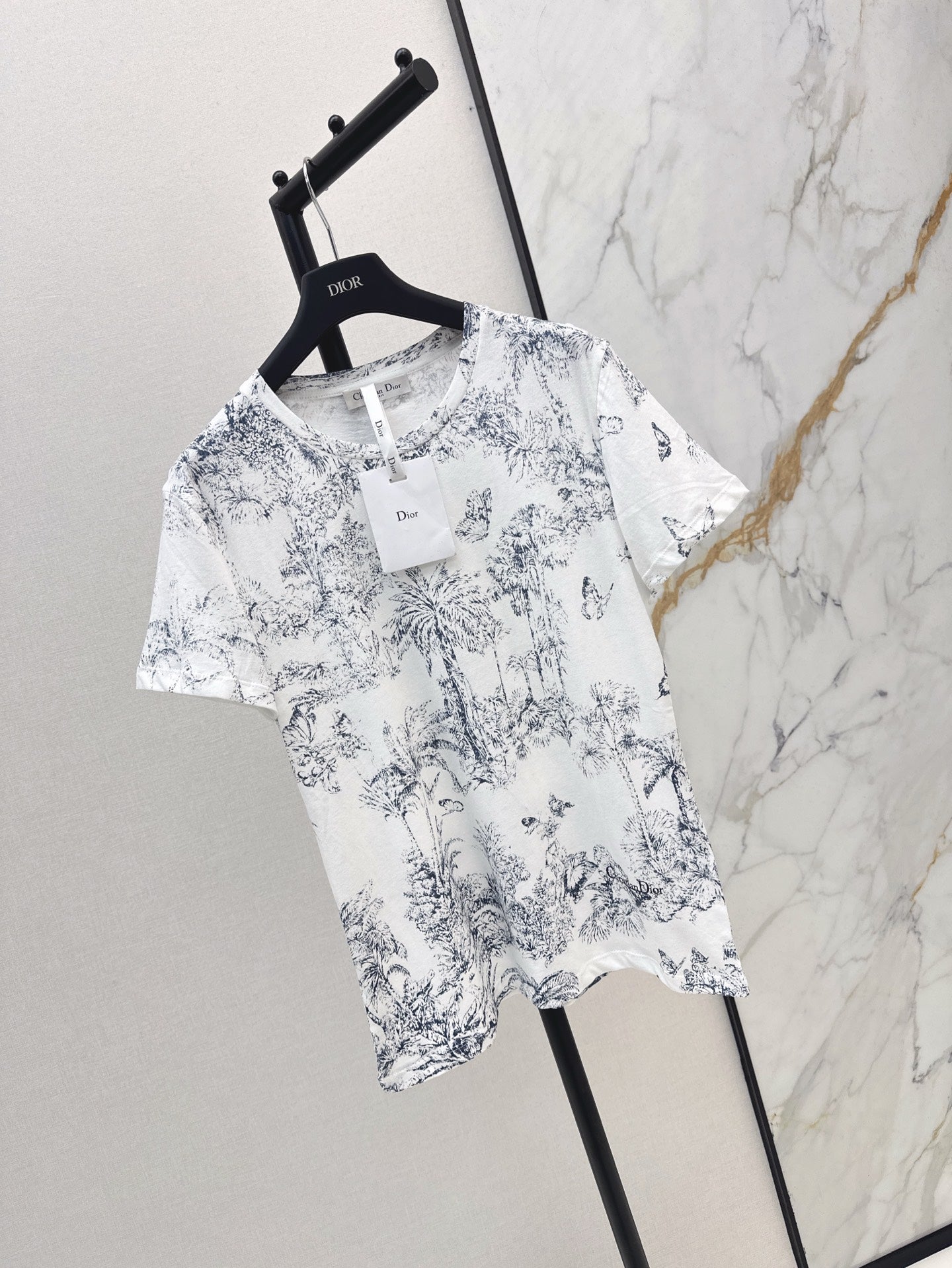 D*r 25ss printed jersey cotton t-shirt