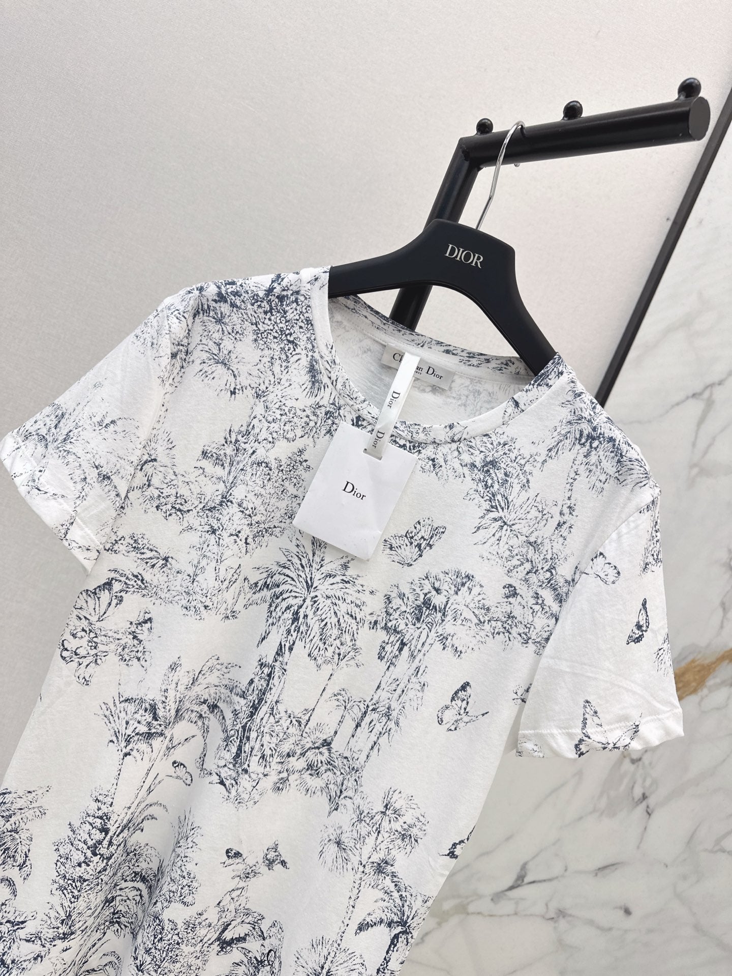 D*r 25ss printed jersey cotton t-shirt