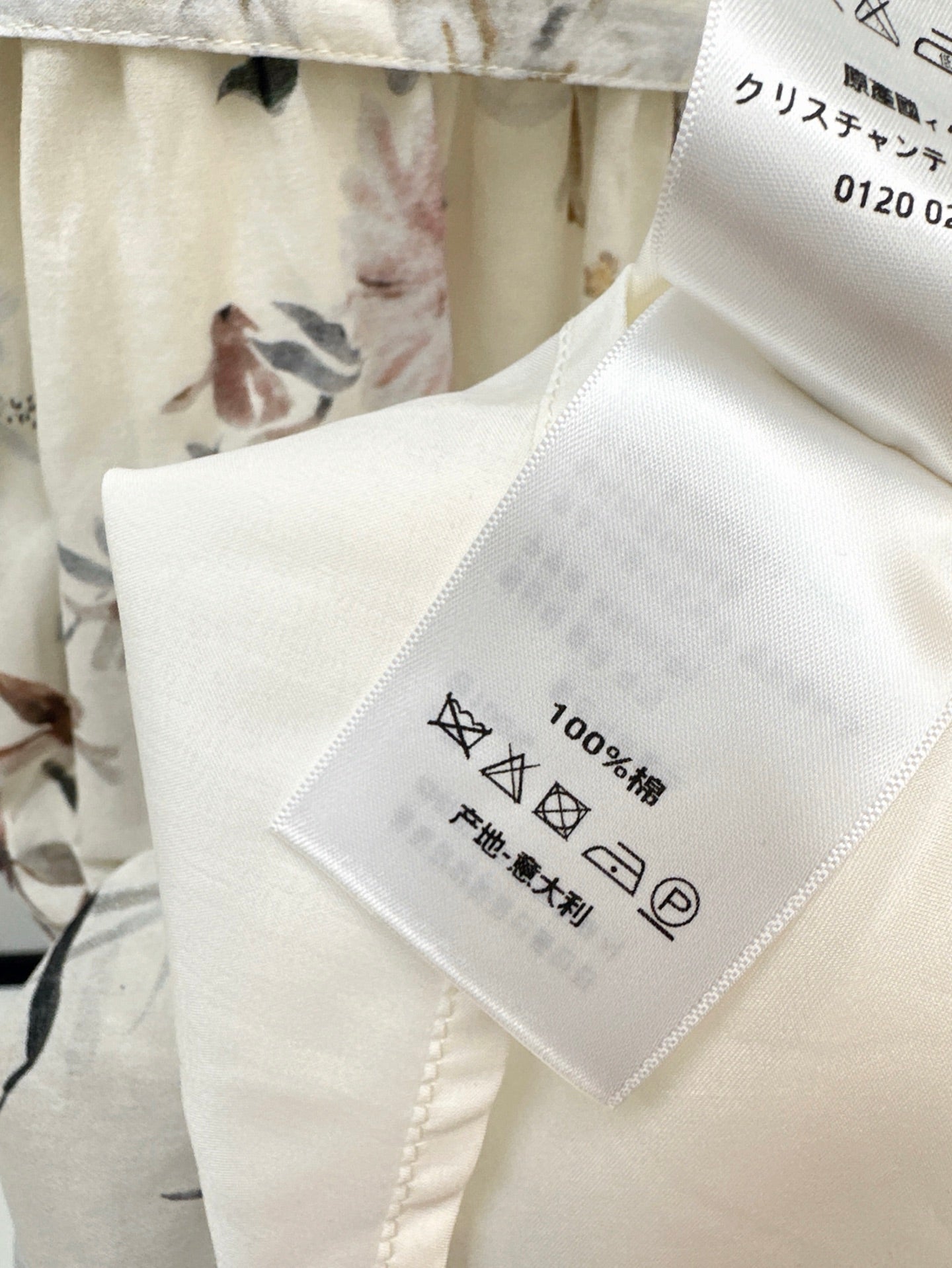 D*r 25ss mid-length print belted dress