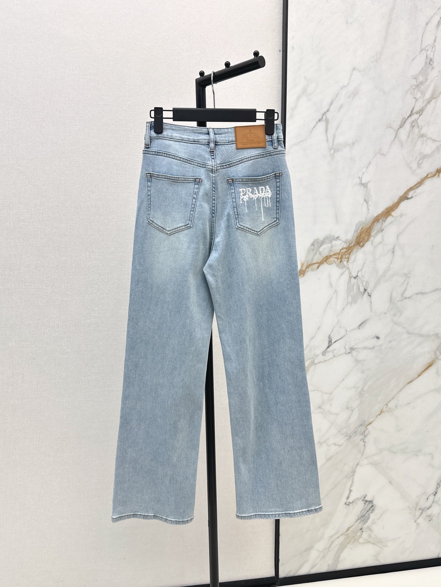 Pra* 25ss printed pocket jeans
