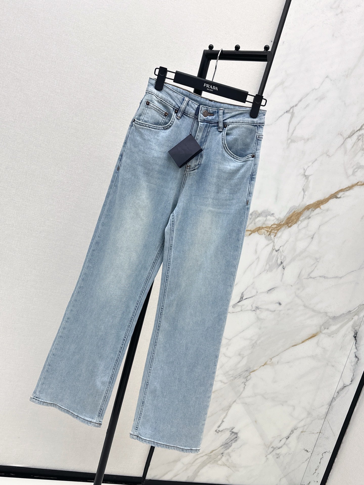 Pra* 25ss printed pocket jeans