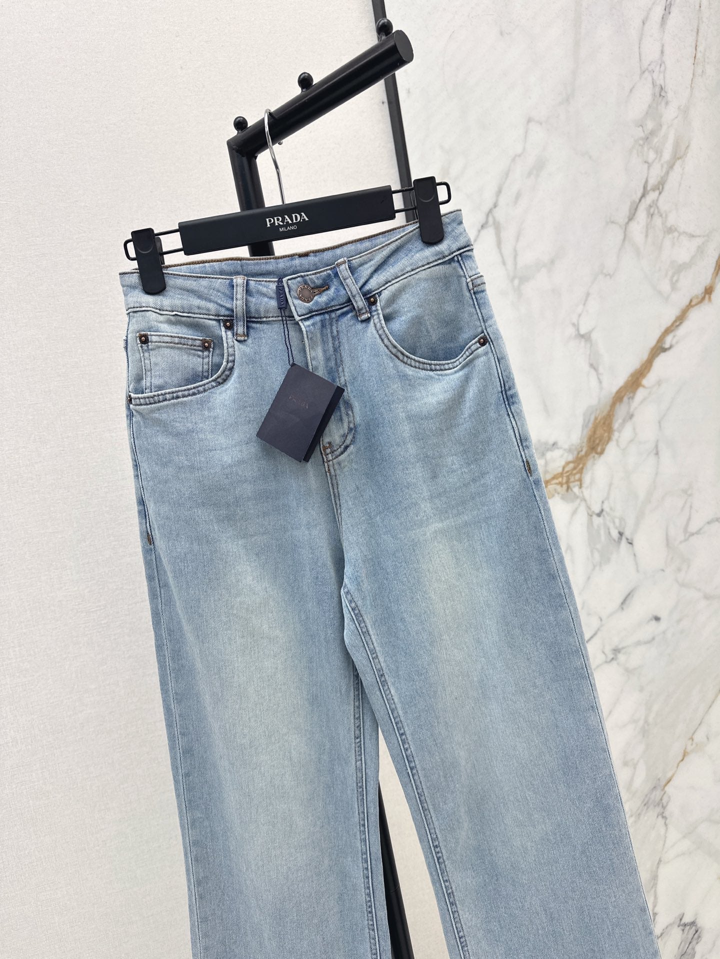 Pra* 25ss printed pocket jeans