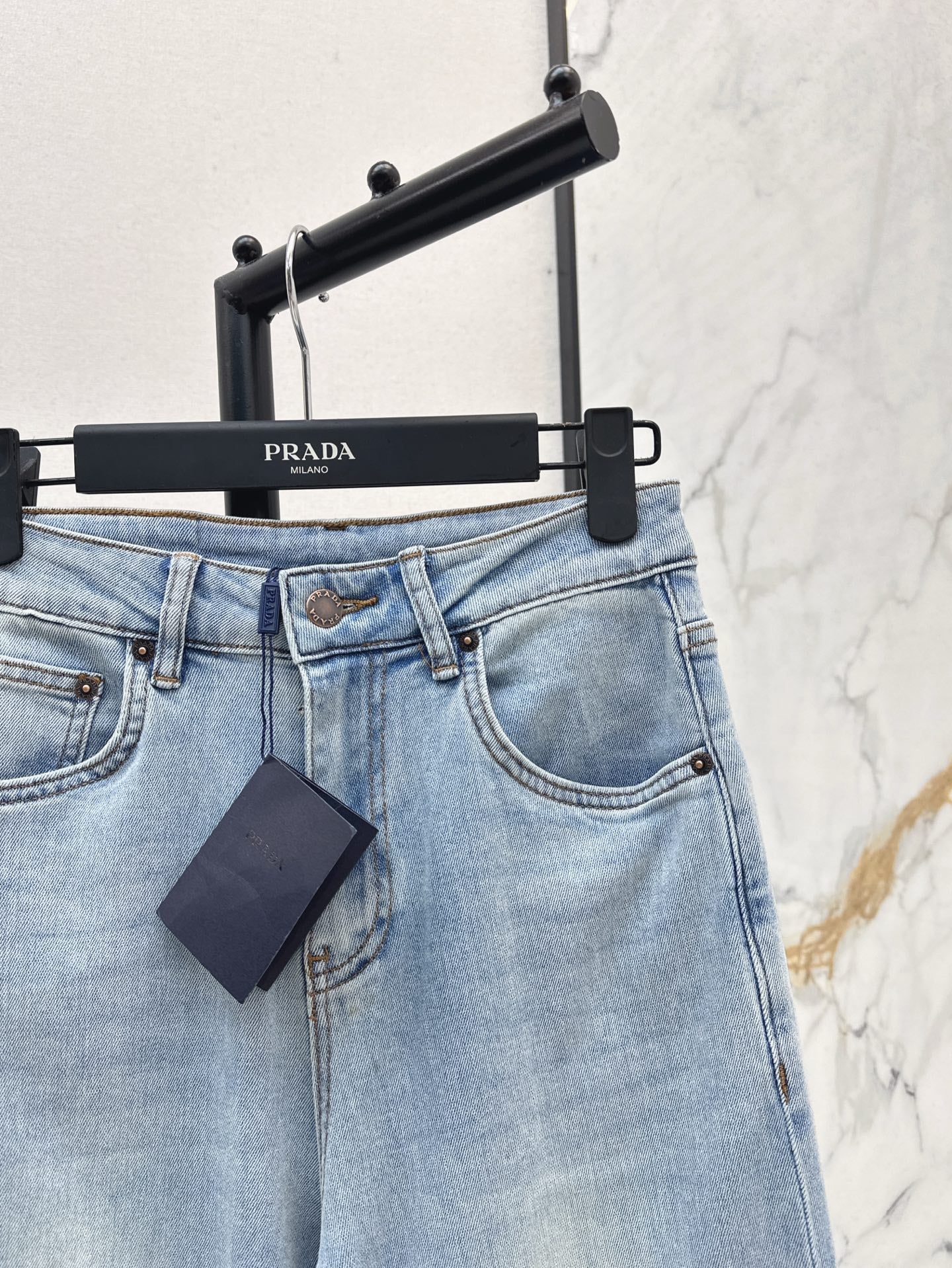 Pra* 25ss printed pocket jeans