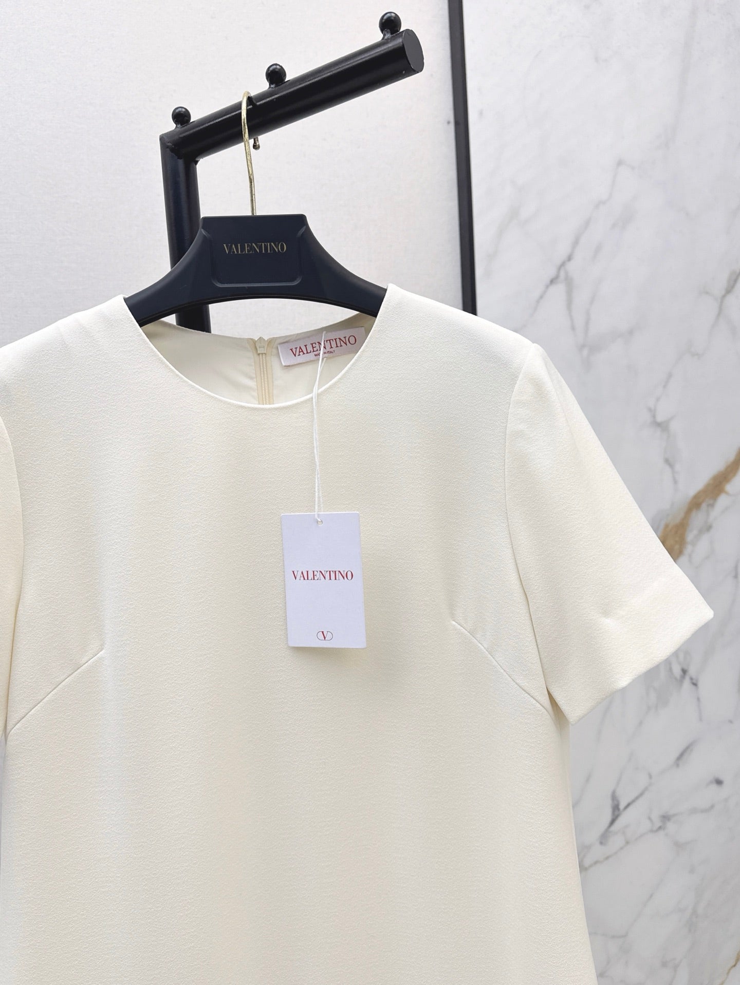 Pra* 25ss sequined hem mini dress