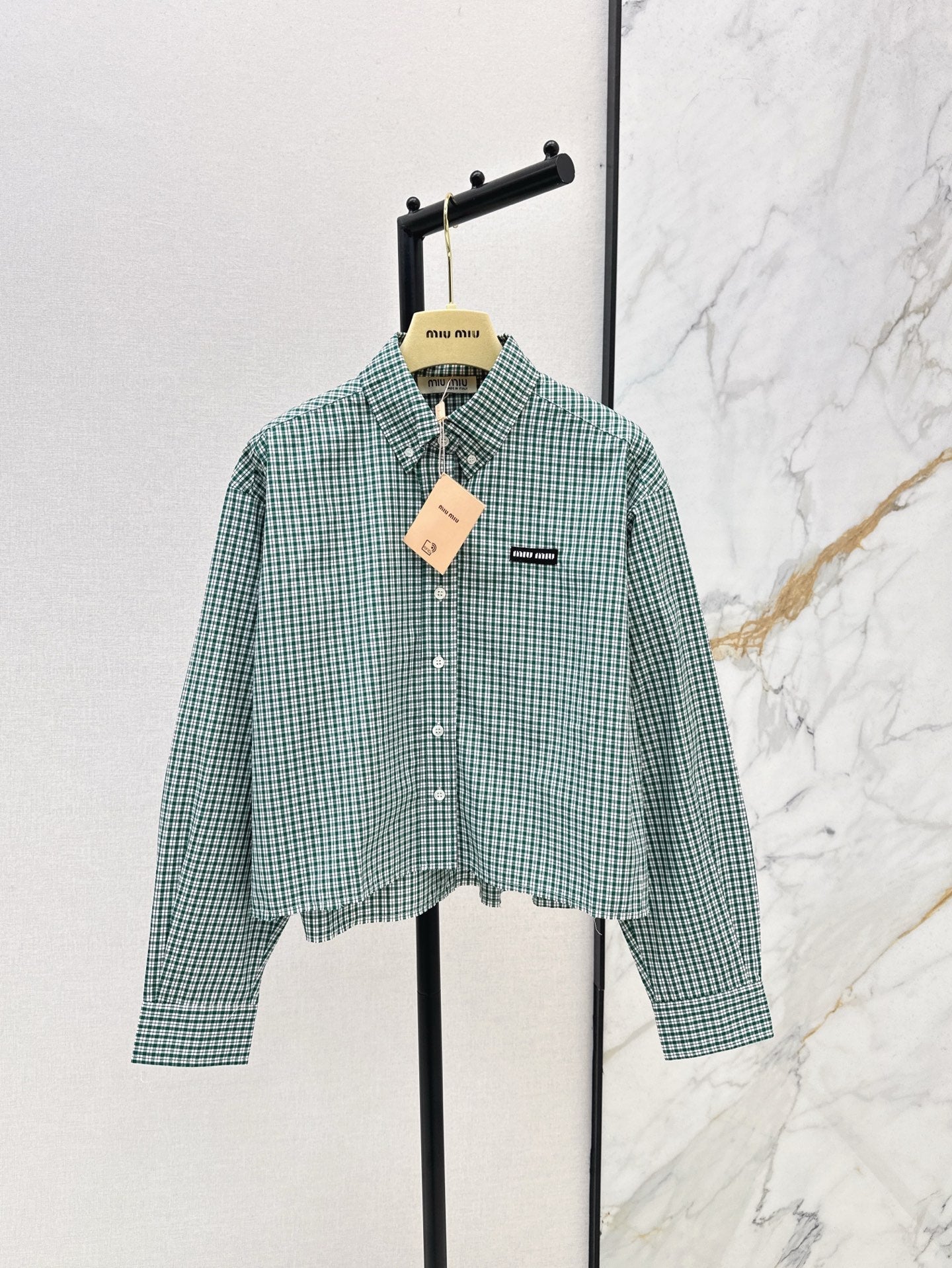 M*u 25ss checked shirt