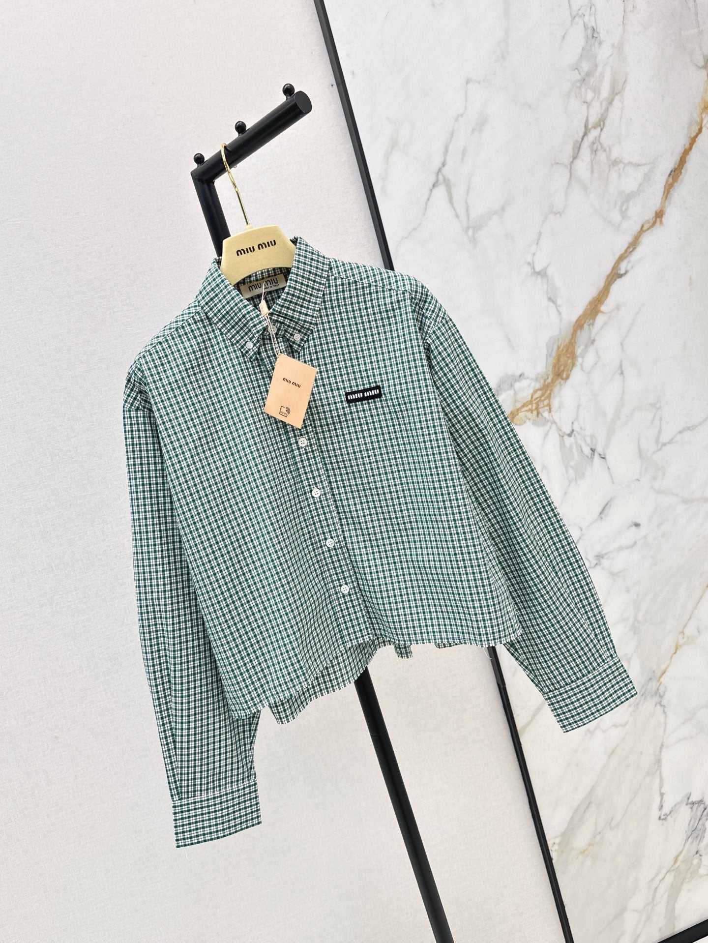 M*u 25ss checked shirt