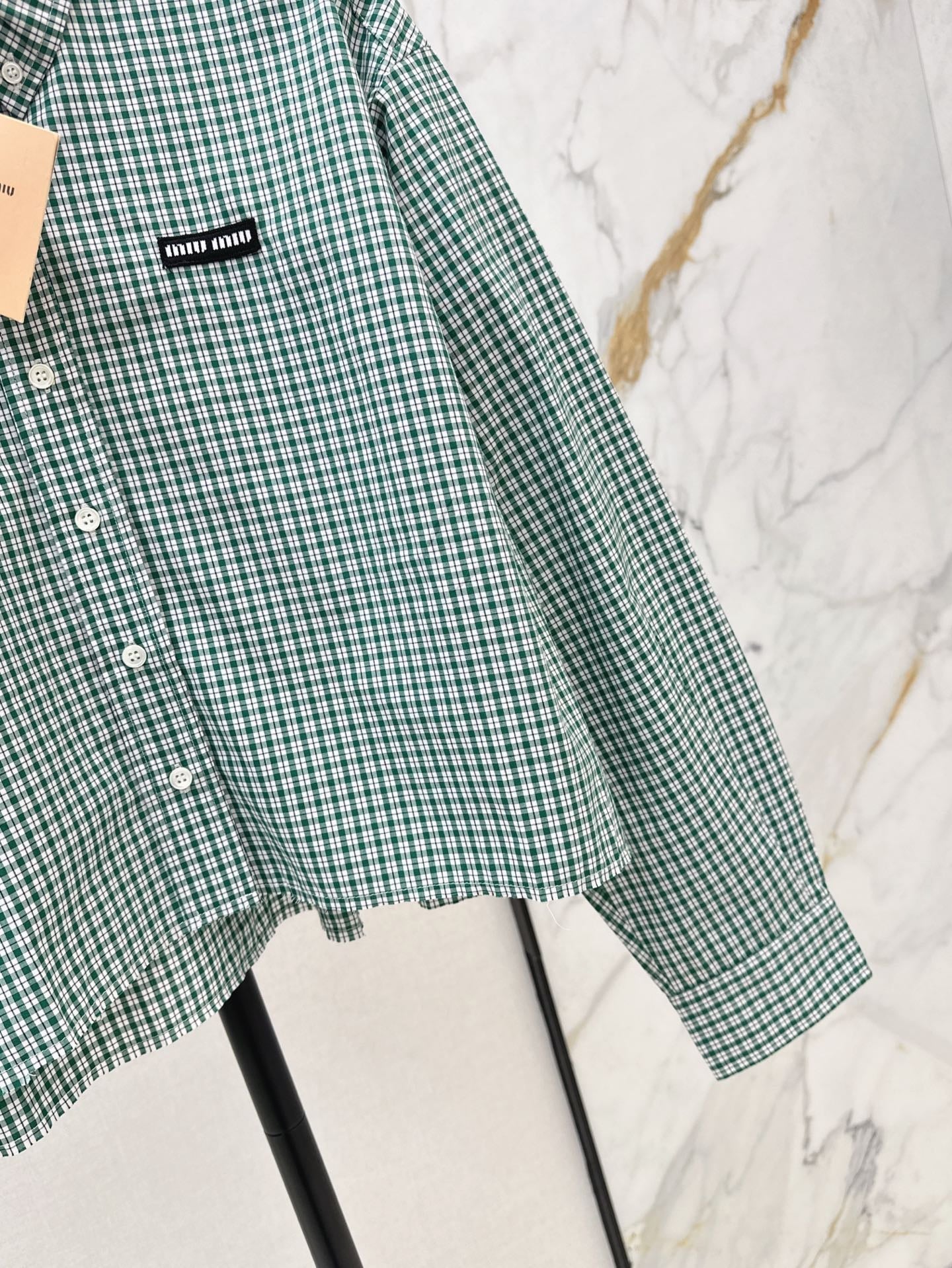 M*u 25ss checked shirt