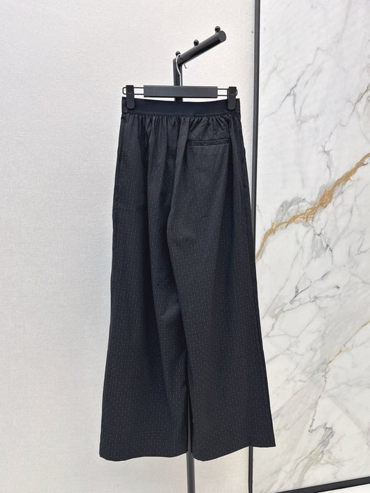 Herm* 25ss printed pleated trousers