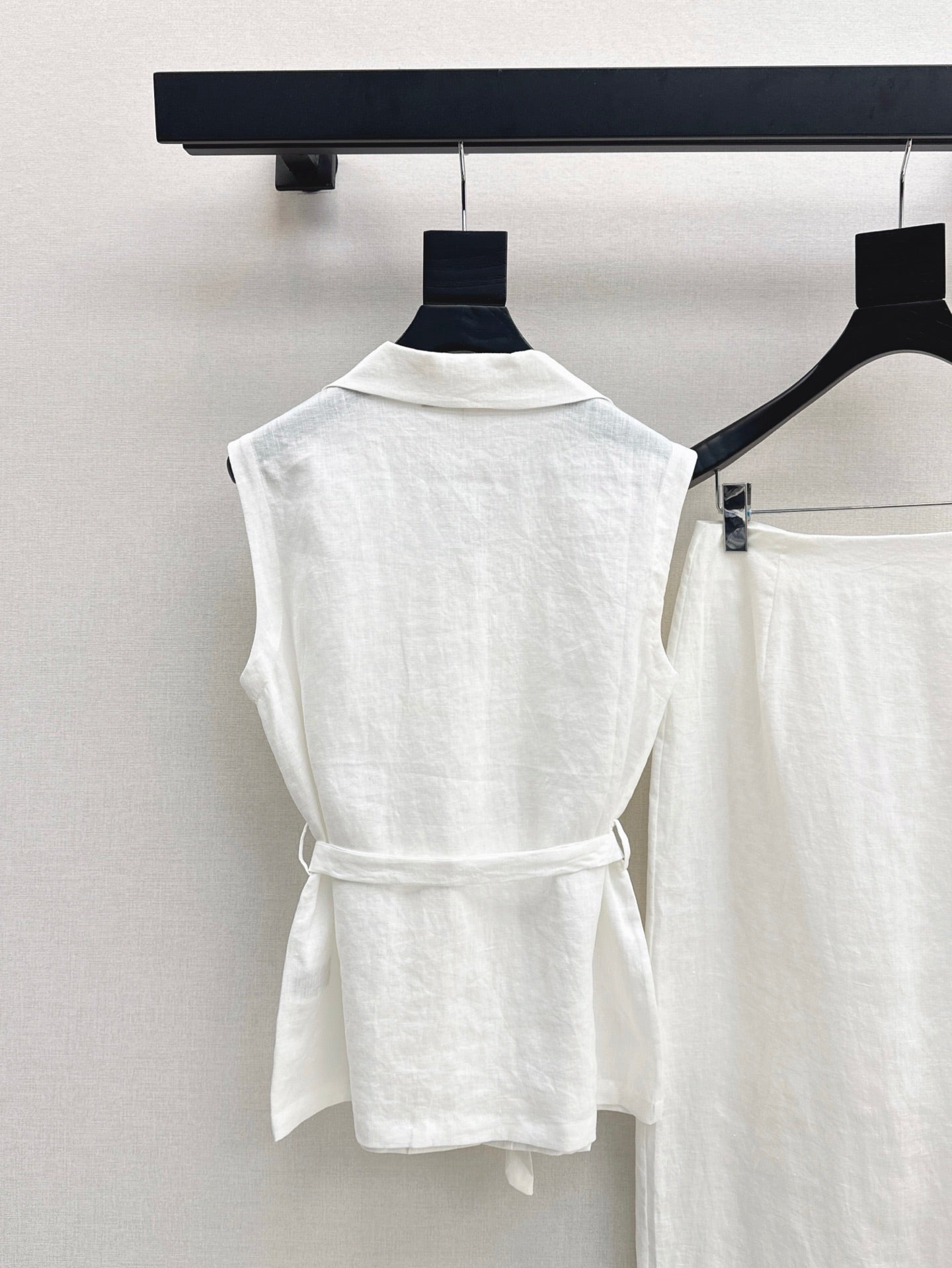 Lor*p 25ss lapel vest and skirt suit