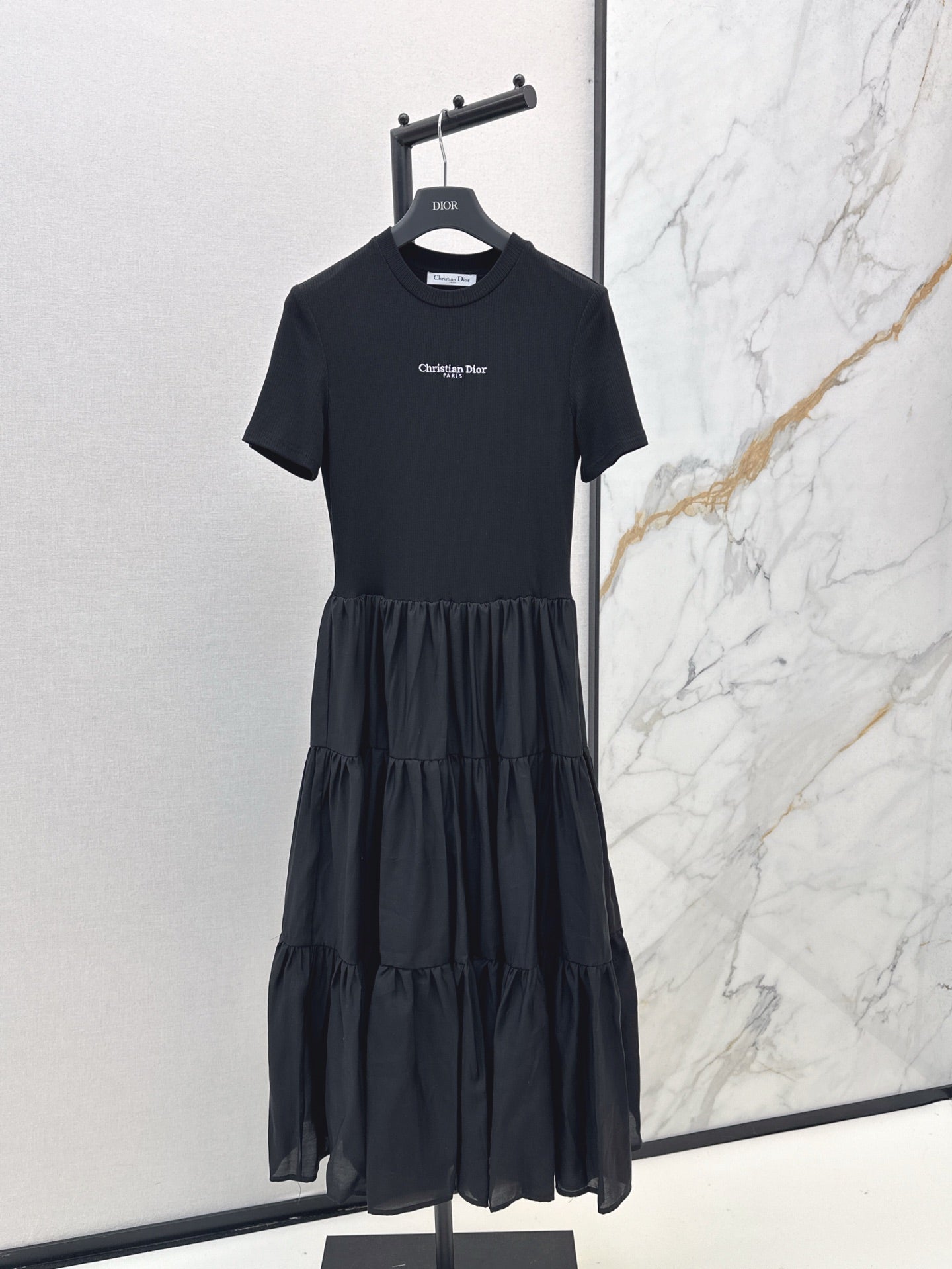 D*r 25ss mid-length spliced dress