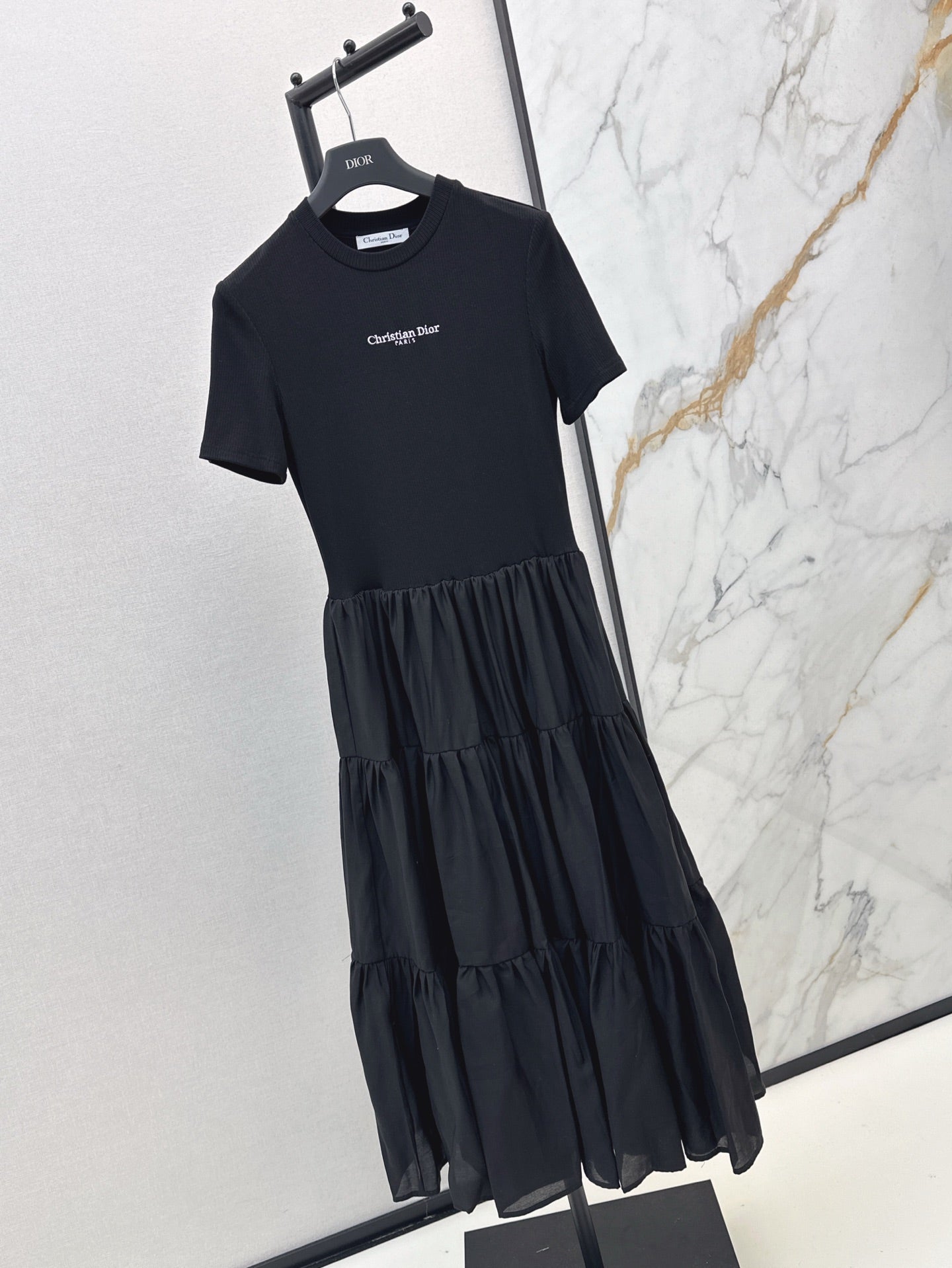 D*r 25ss mid-length spliced dress