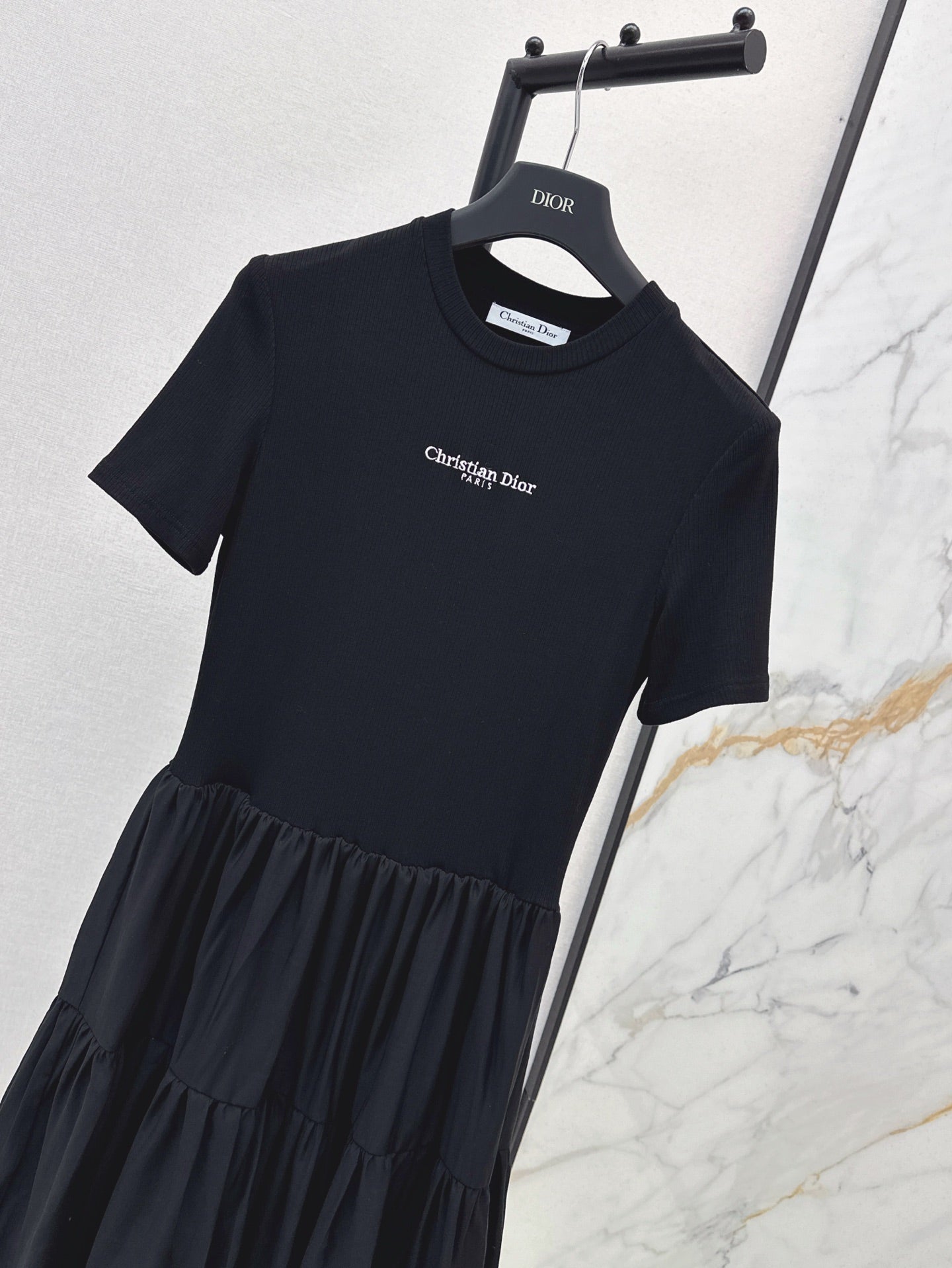 D*r 25ss mid-length spliced dress