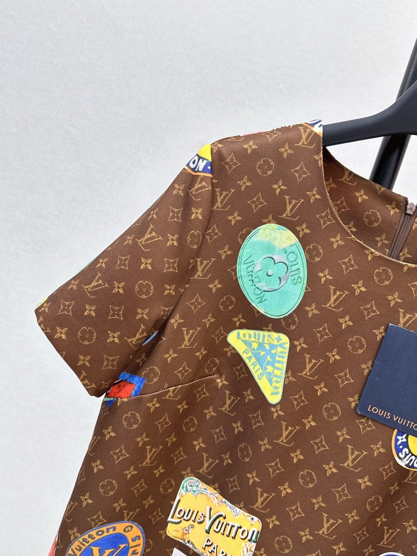 Loui* 25ss monogram printed minidress