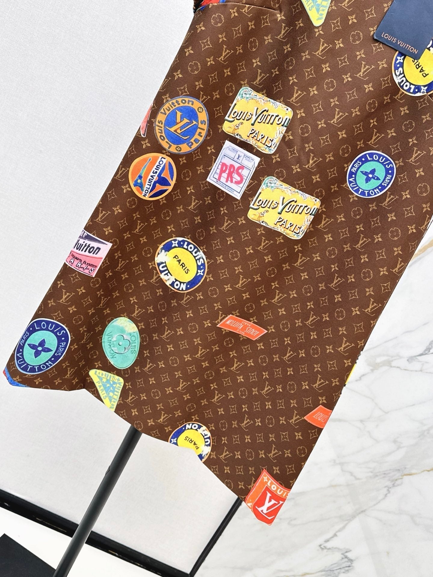 Loui* 25ss monogram printed minidress