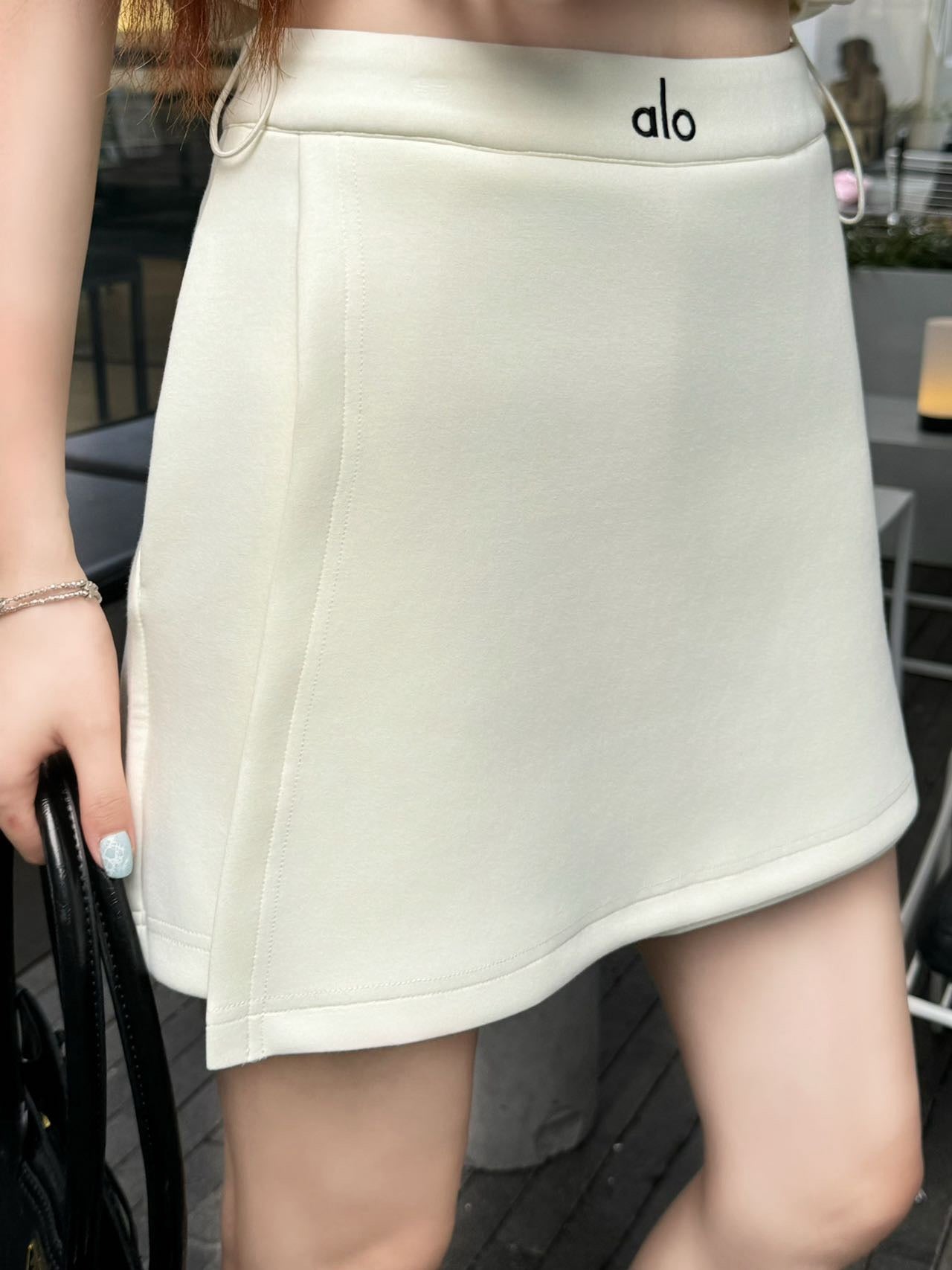 a1o 25ss cropped polo shirt miniskirt suit