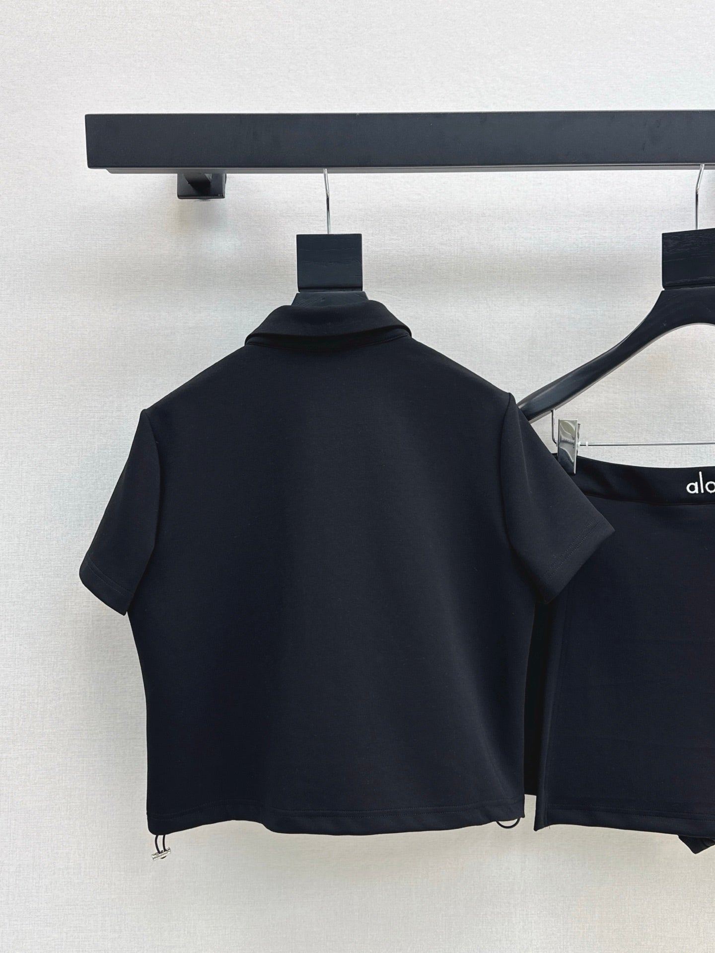 a1o 25ss cropped polo shirt miniskirt suit