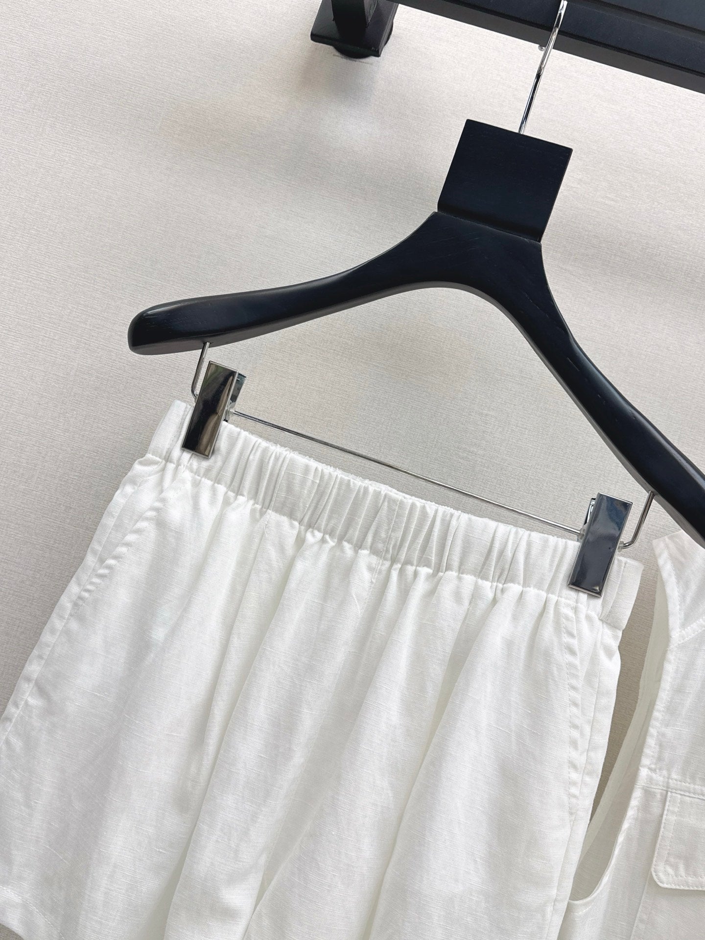 Lor*P 25ss embroidered linen vest suit