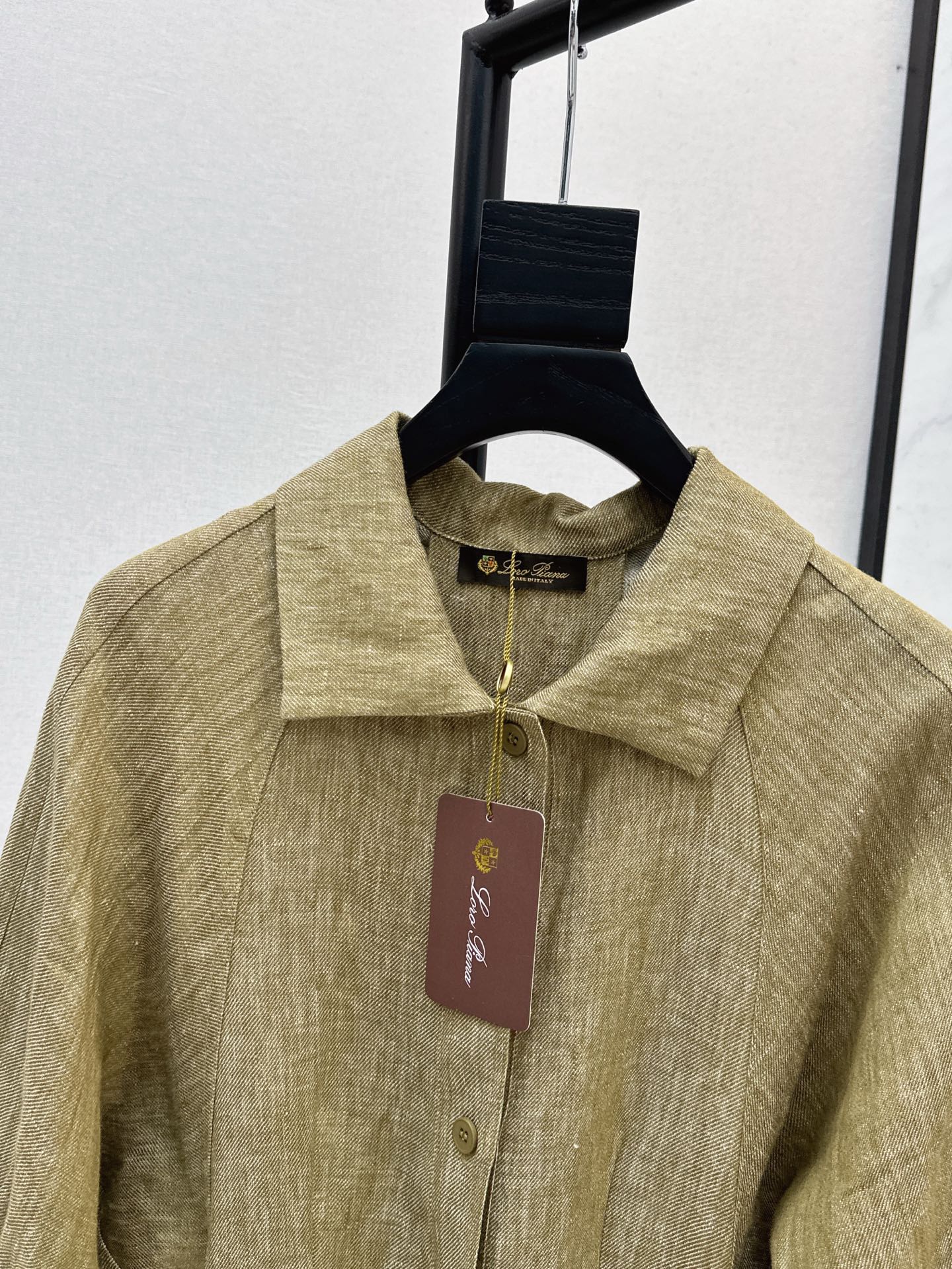 Lor*P 25ss belted linen long dress