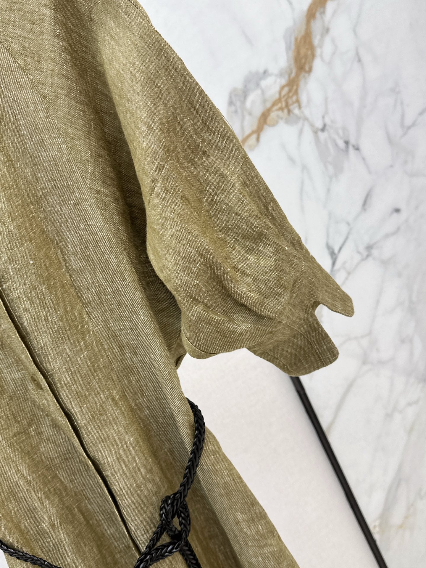 Lor*P 25ss belted linen long dress