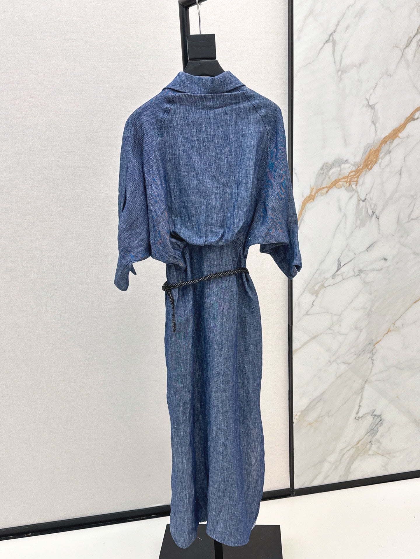 Lor*P 25ss belted linen long dress