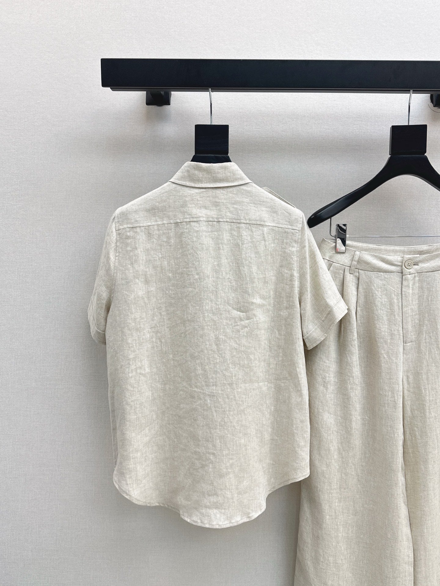 Lor*P 25ss workwear style linen shirt suit