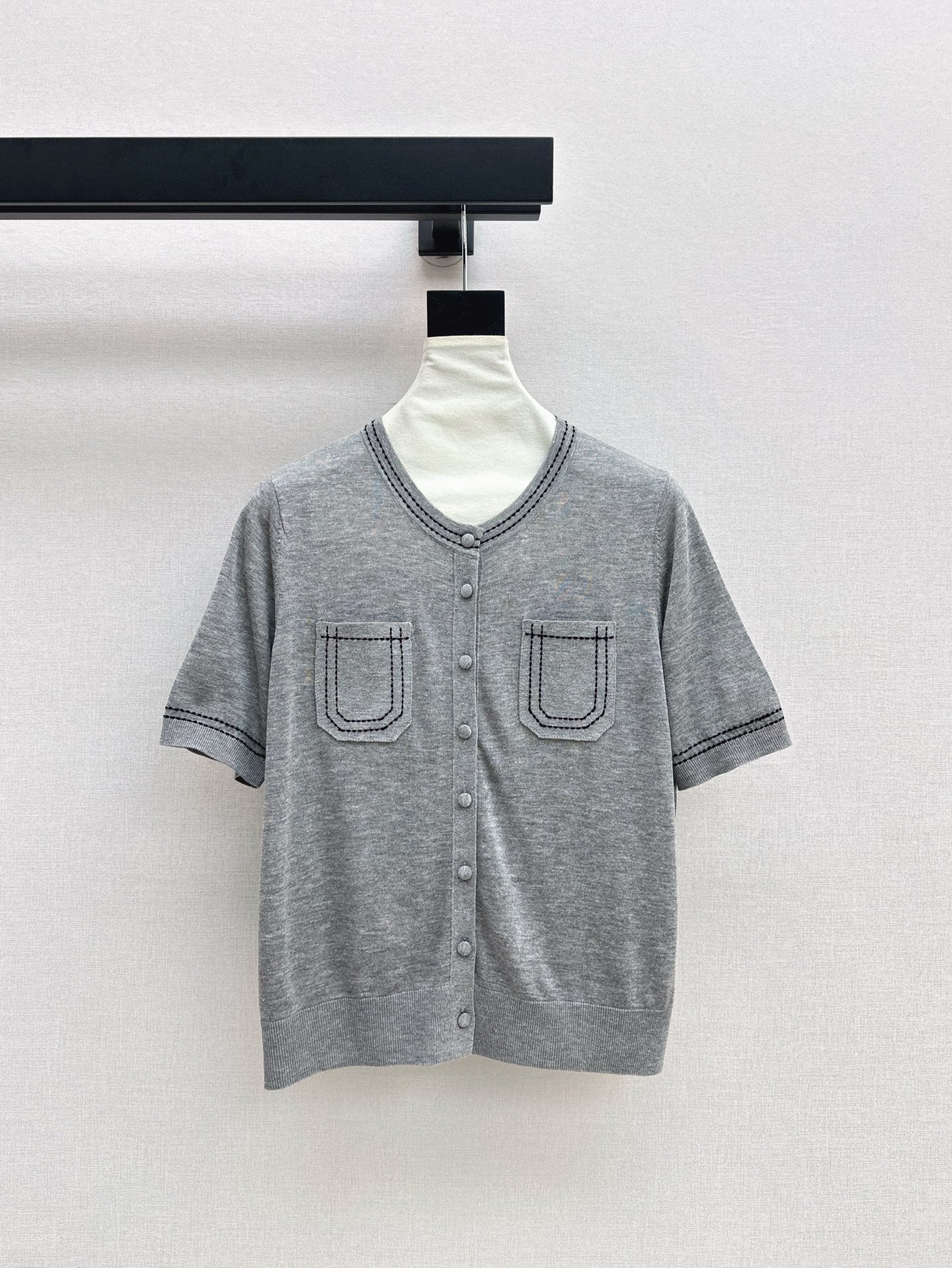 MaxM* 25ss short-sleeve cardigan