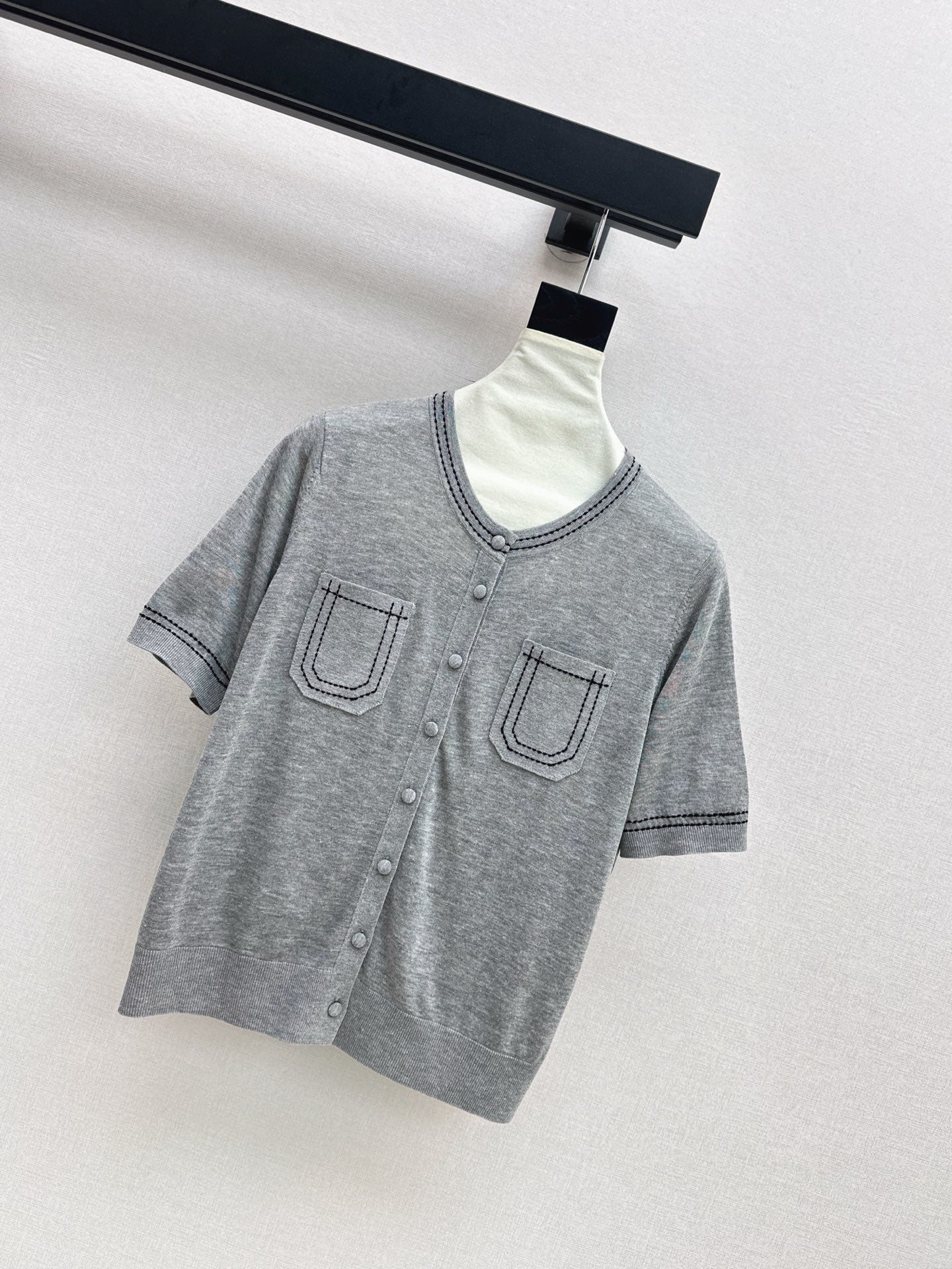 MaxM* 25ss short-sleeve cardigan