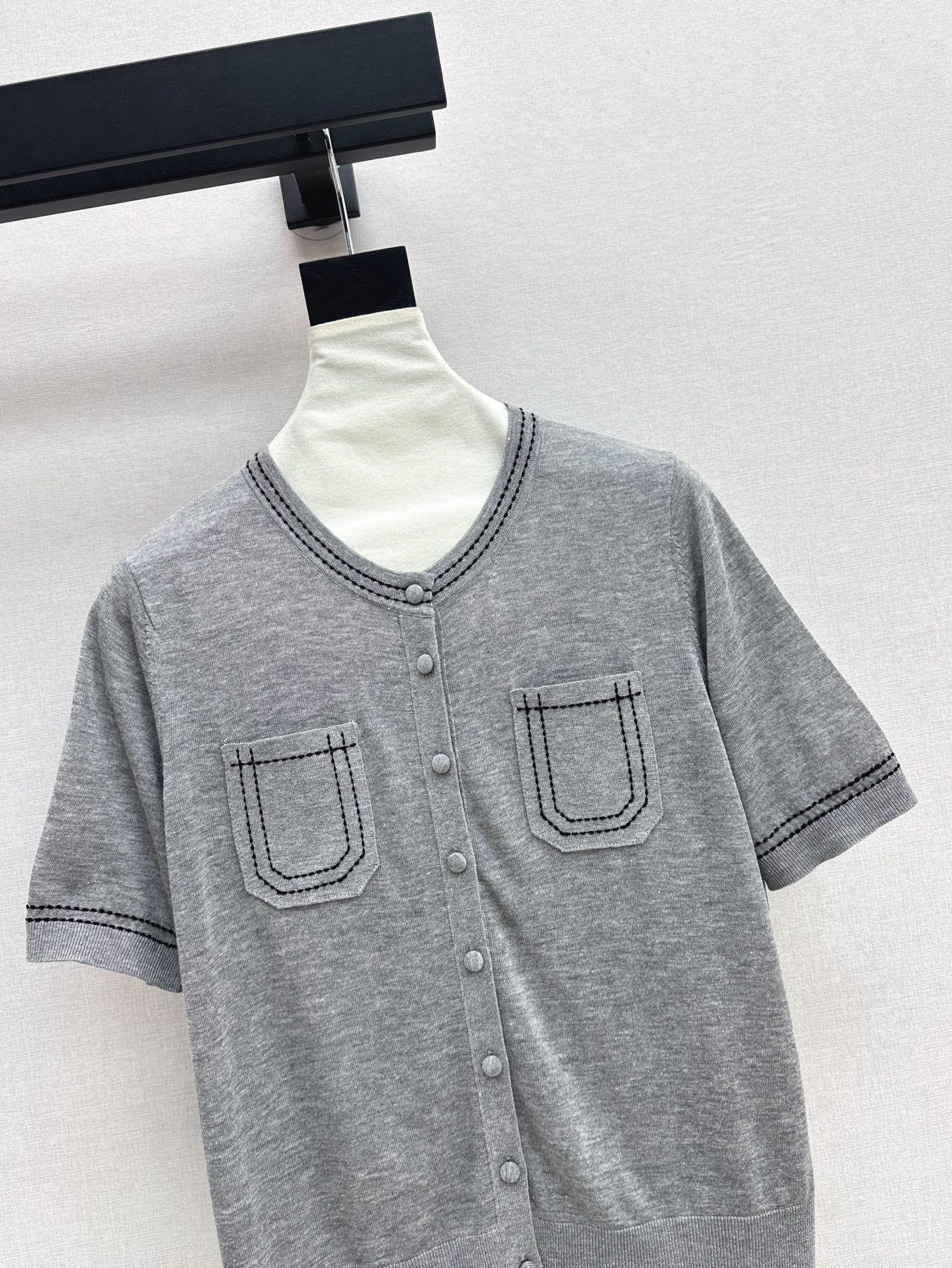MaxM* 25ss short-sleeve cardigan