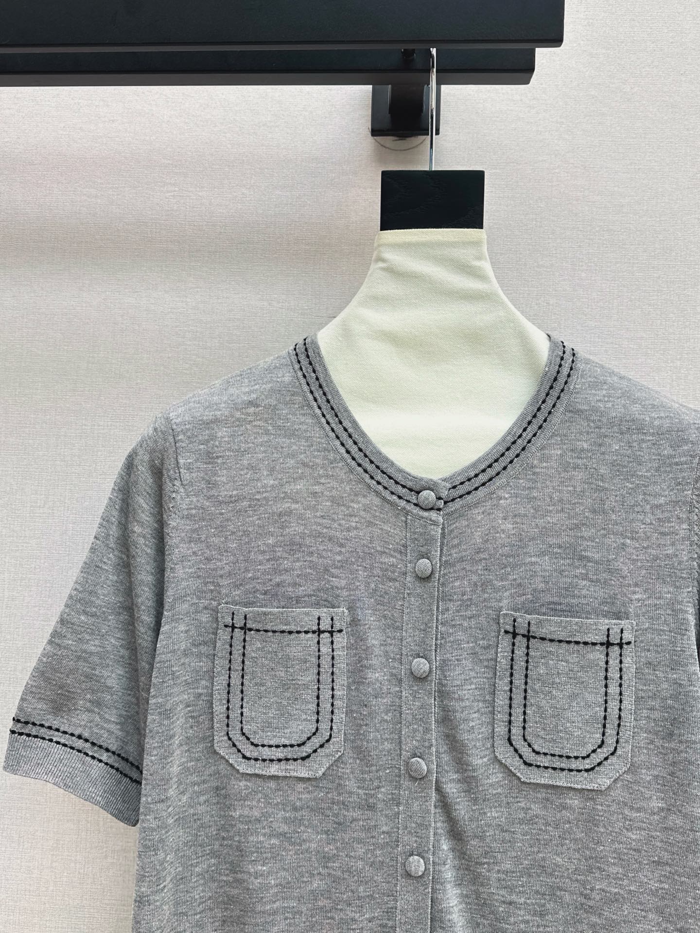 MaxM* 25ss short-sleeve cardigan