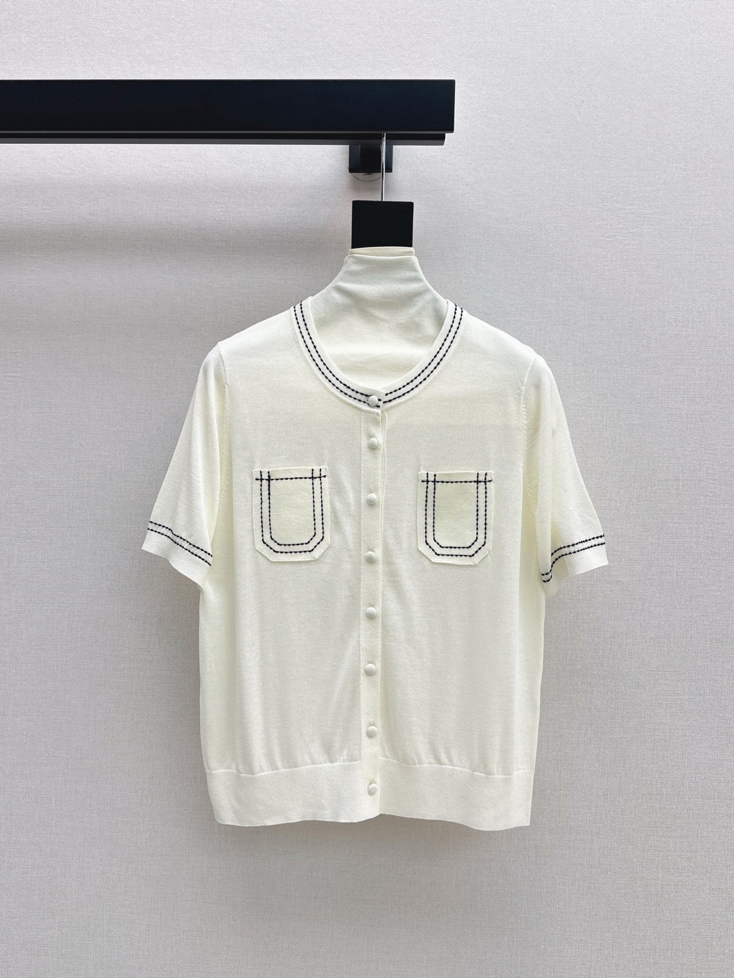 MaxM* 25ss short-sleeve cardigan