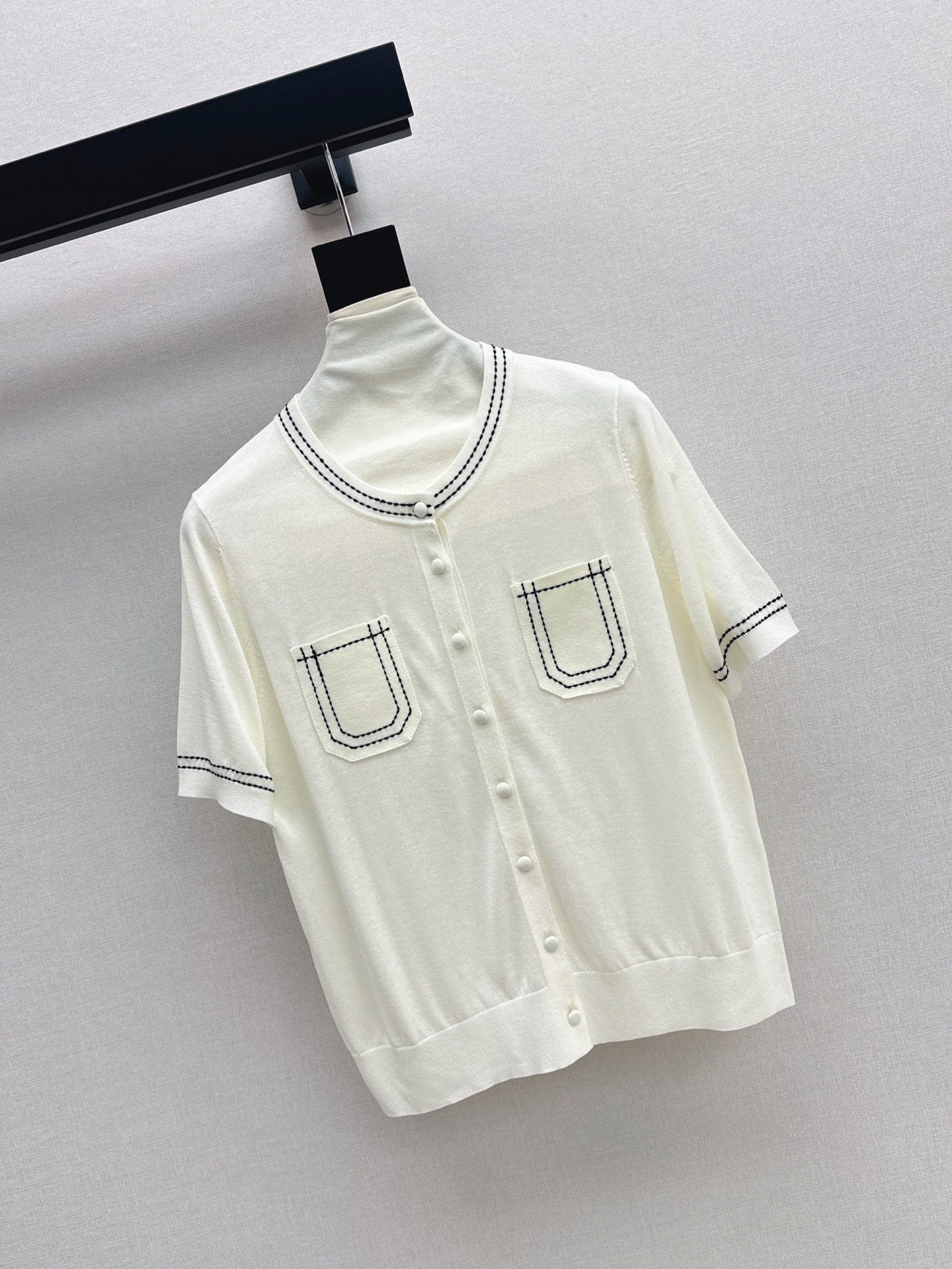 MaxM* 25ss short-sleeve cardigan