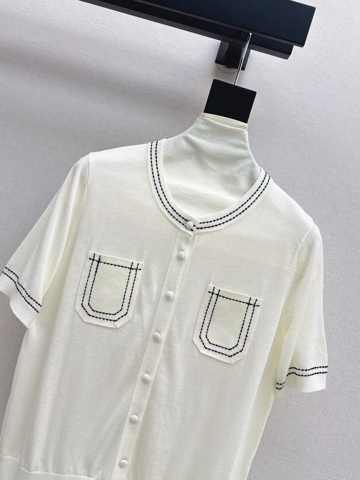 MaxM* 25ss short-sleeve cardigan