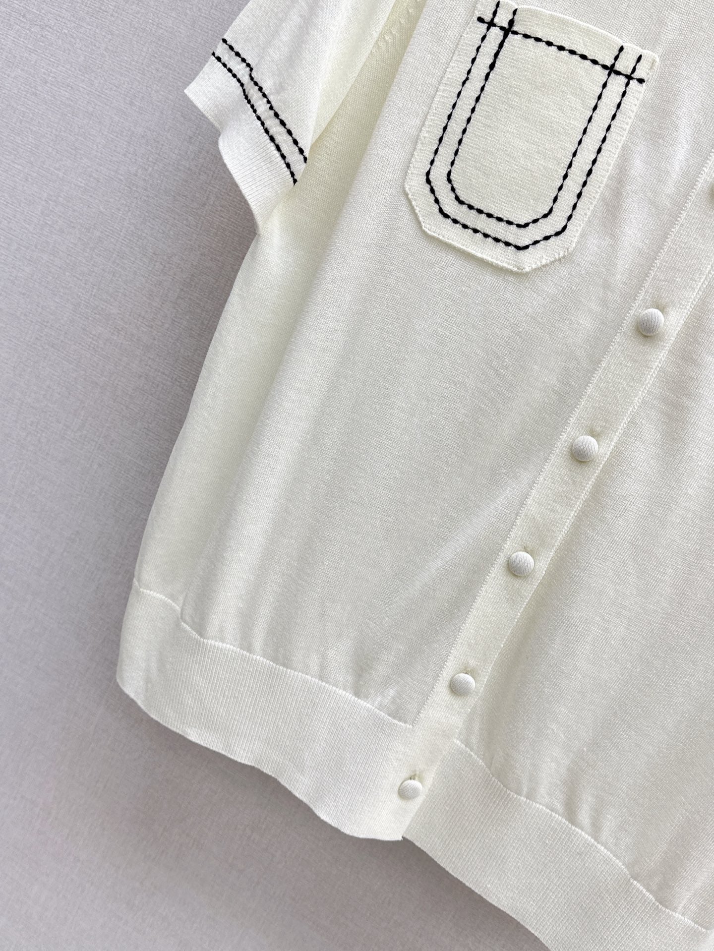 MaxM* 25ss short-sleeve cardigan