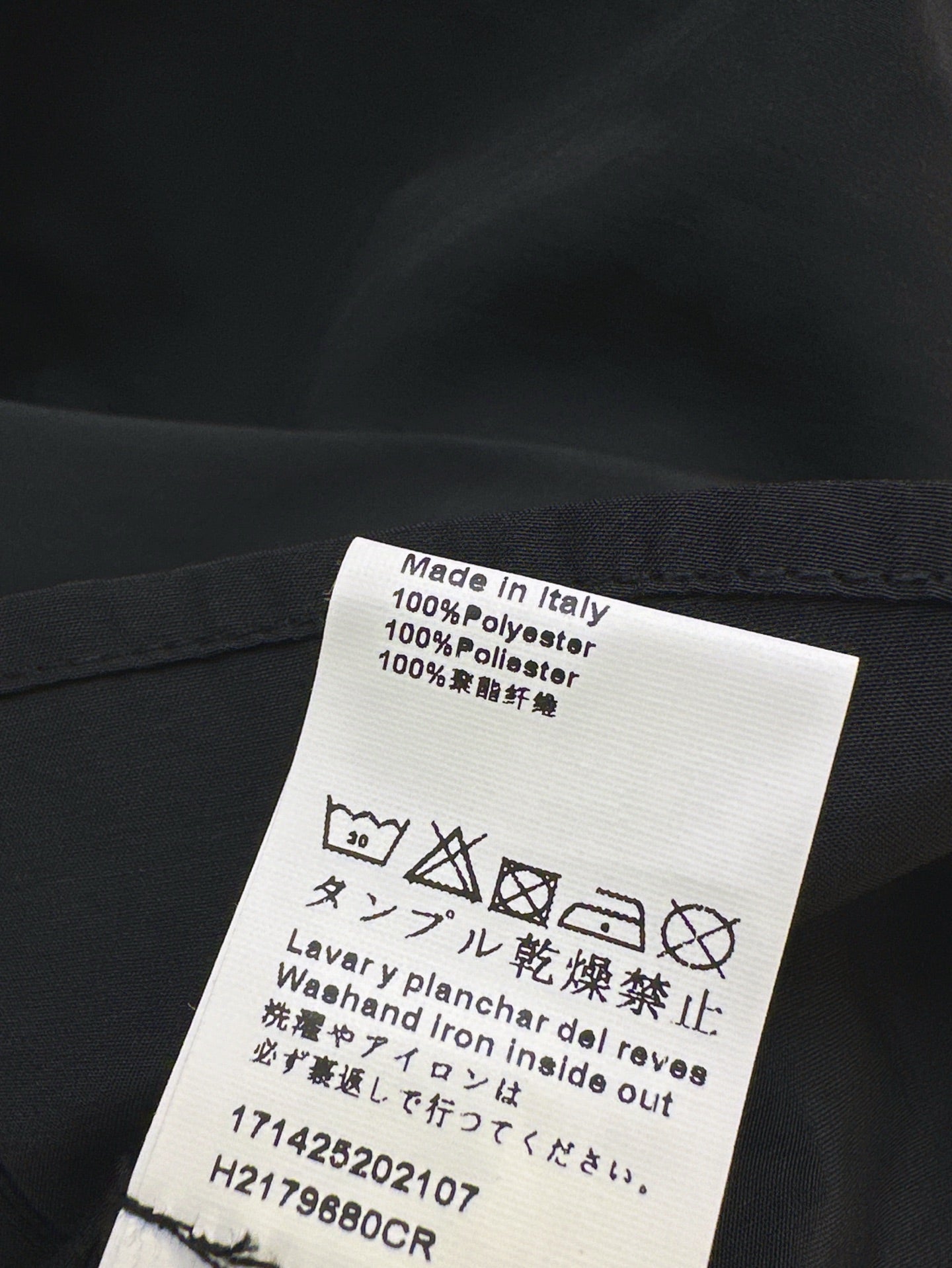 Loe* 25ss back slit tie shirt