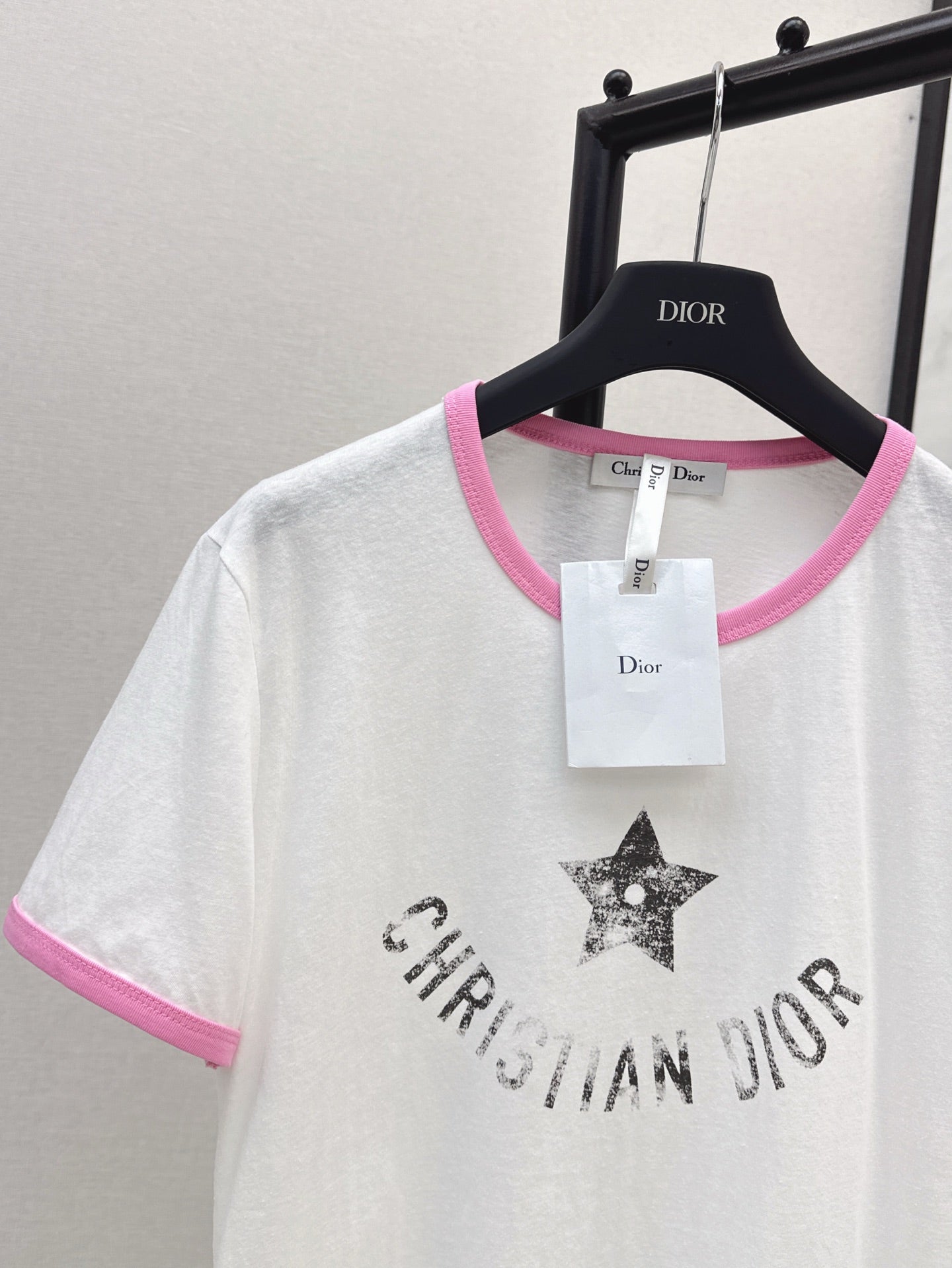 D*r 25ss star printed cotton jersey t-shirt