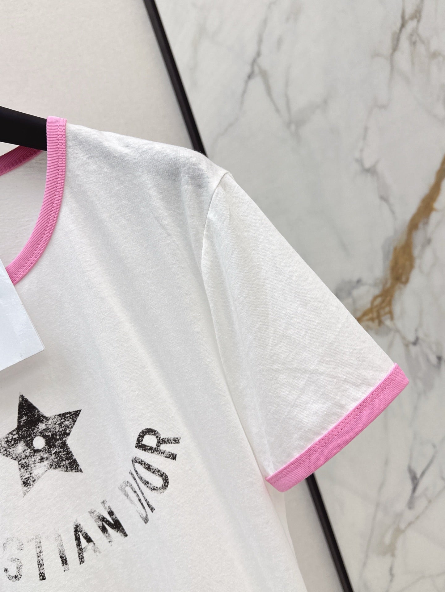 D*r 25ss star printed cotton jersey t-shirt