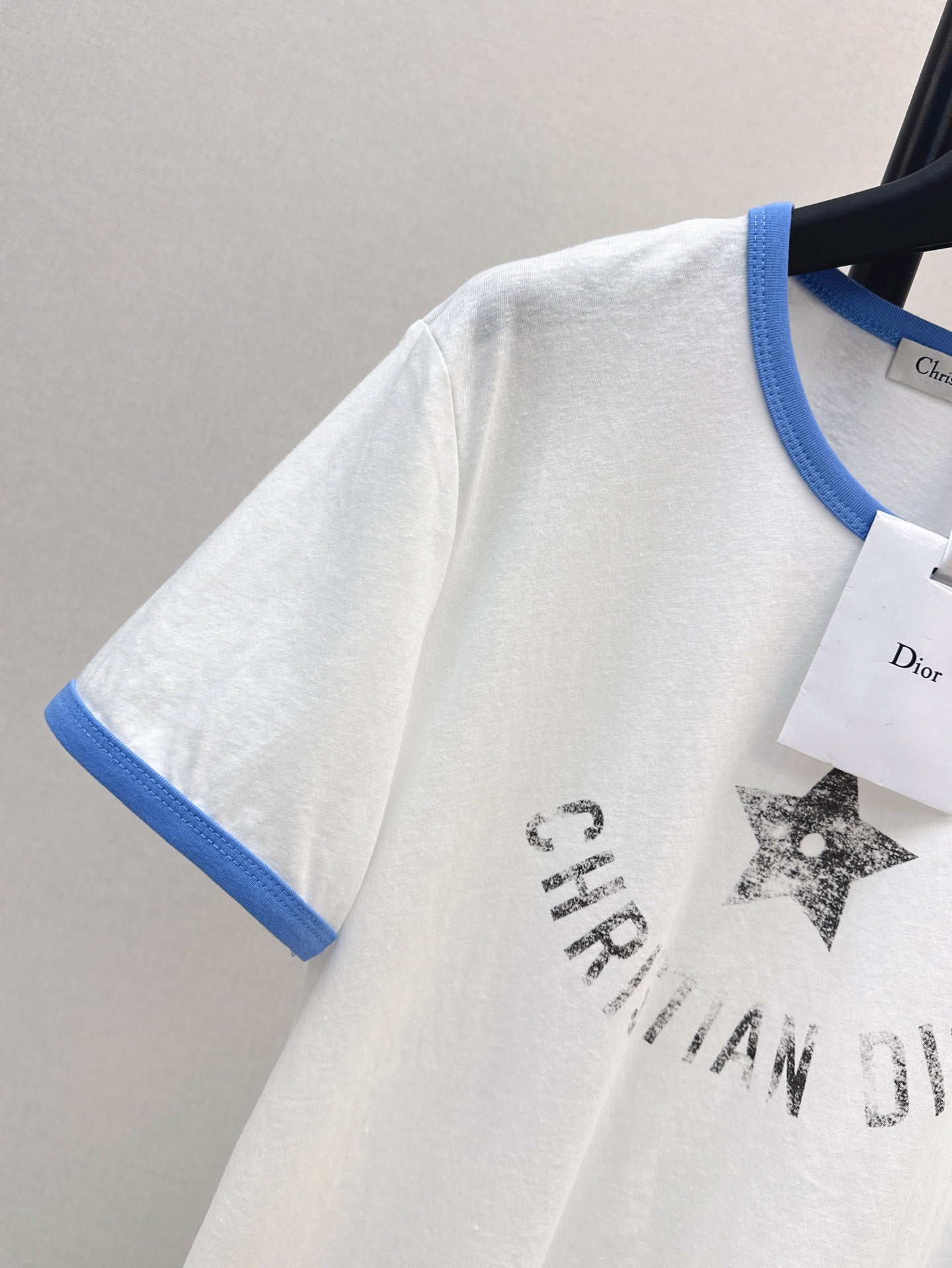 D*r 25ss star printed cotton jersey t-shirt