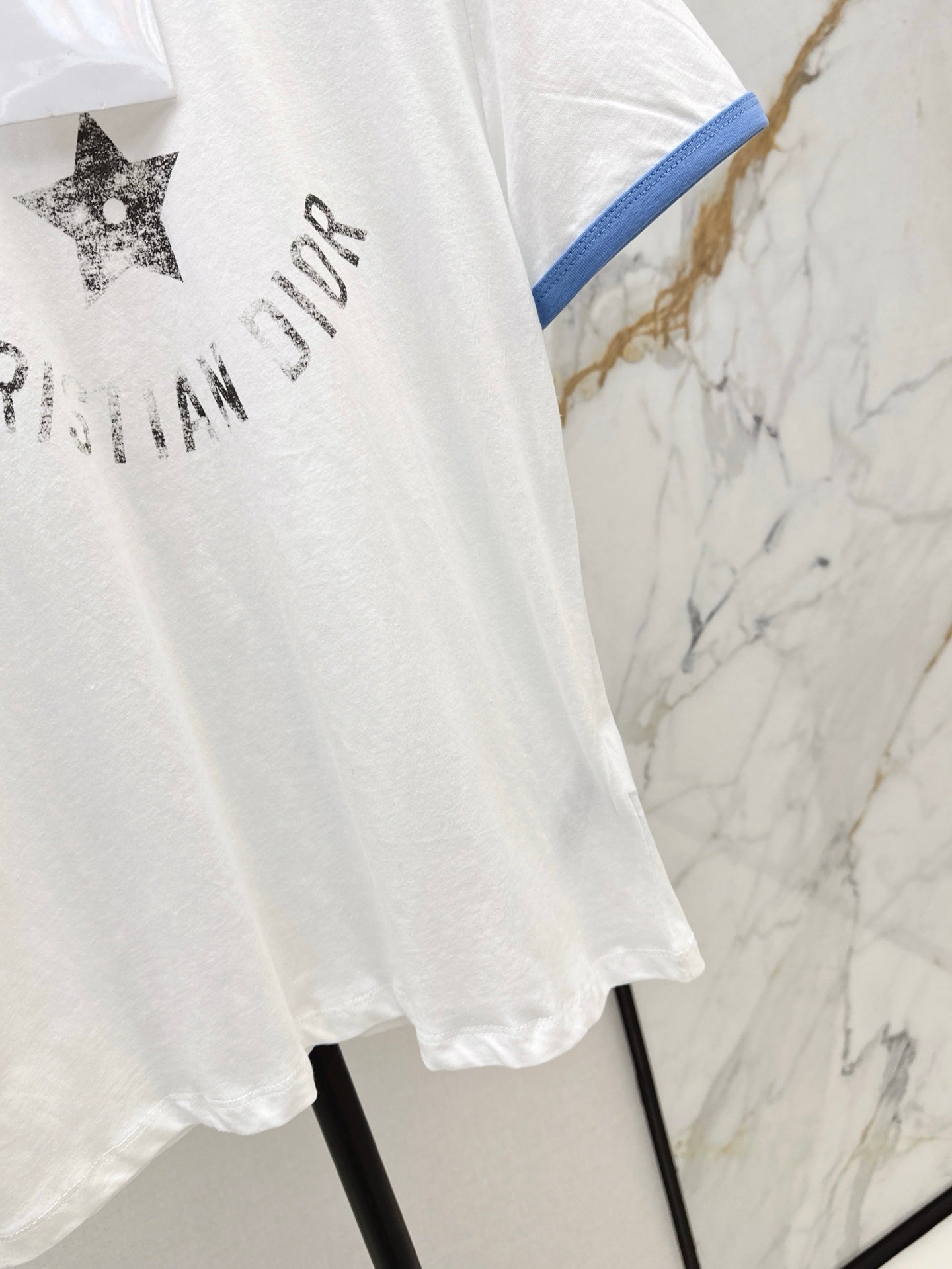 D*r 25ss star printed cotton jersey t-shirt