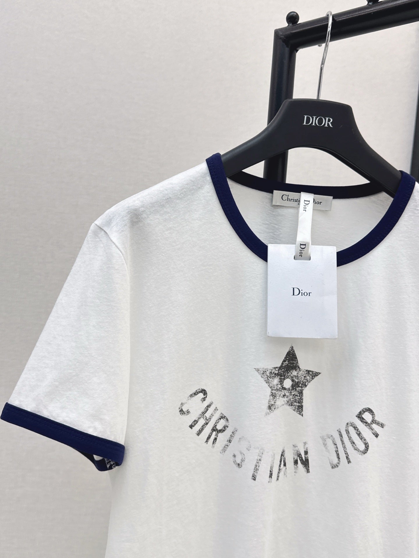 D*r 25ss star printed cotton jersey t-shirt