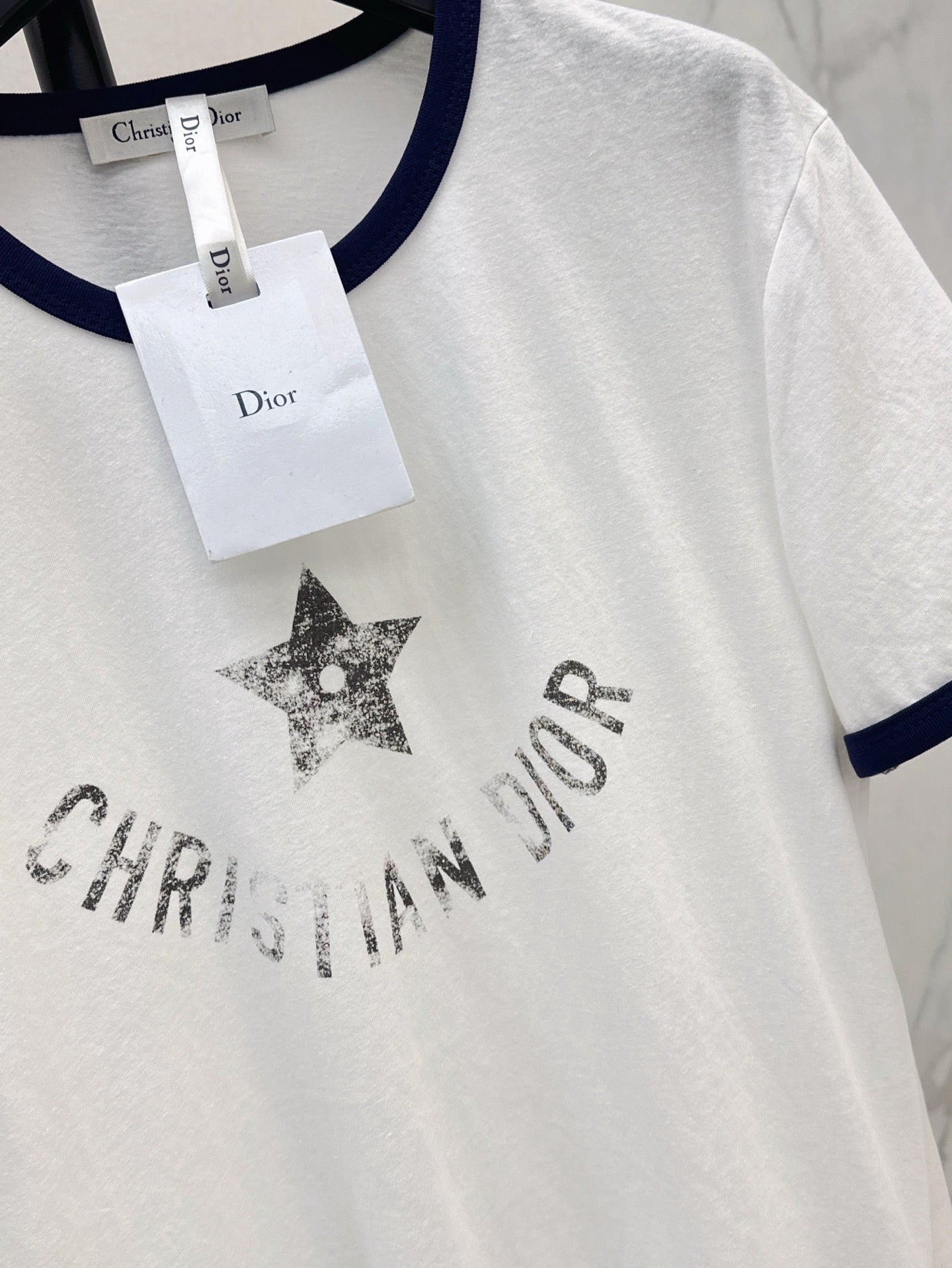 D*r 25ss star printed cotton jersey t-shirt