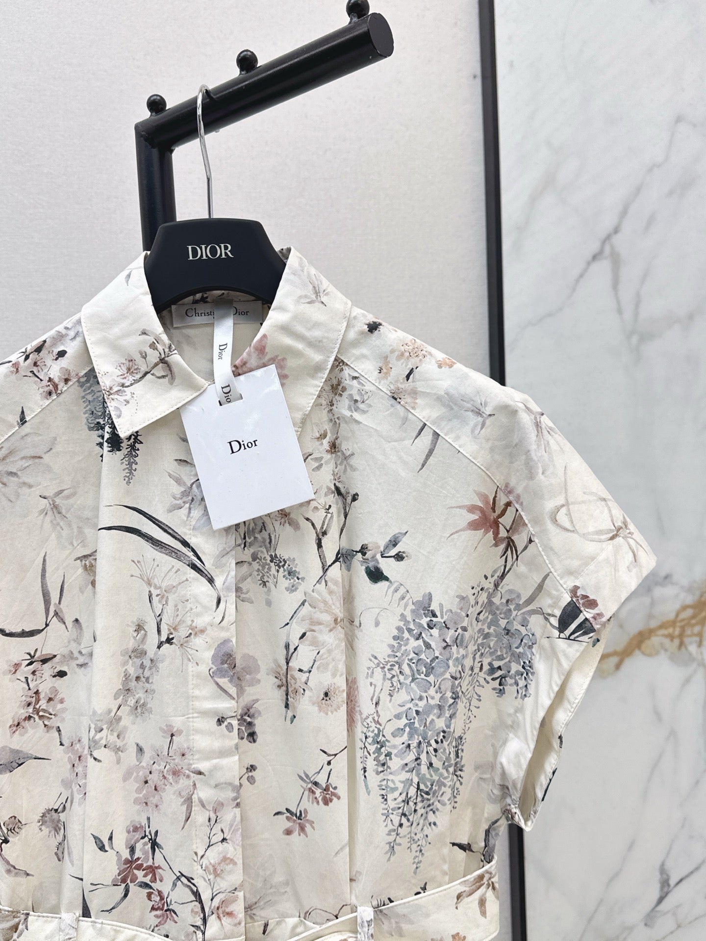 D*r 25ss mid-length belted shirtdress