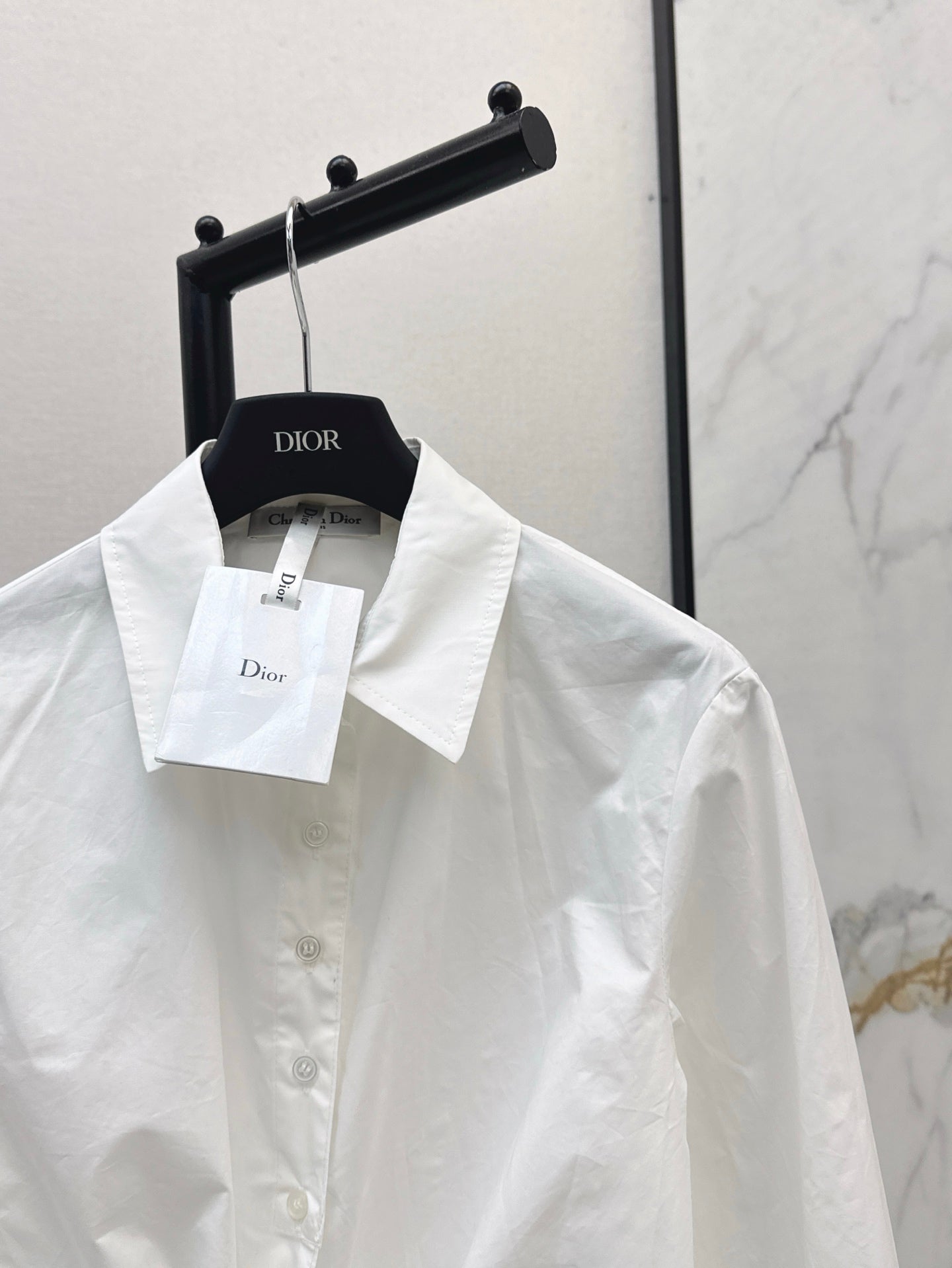 D*r 25ss tied cropped shirt