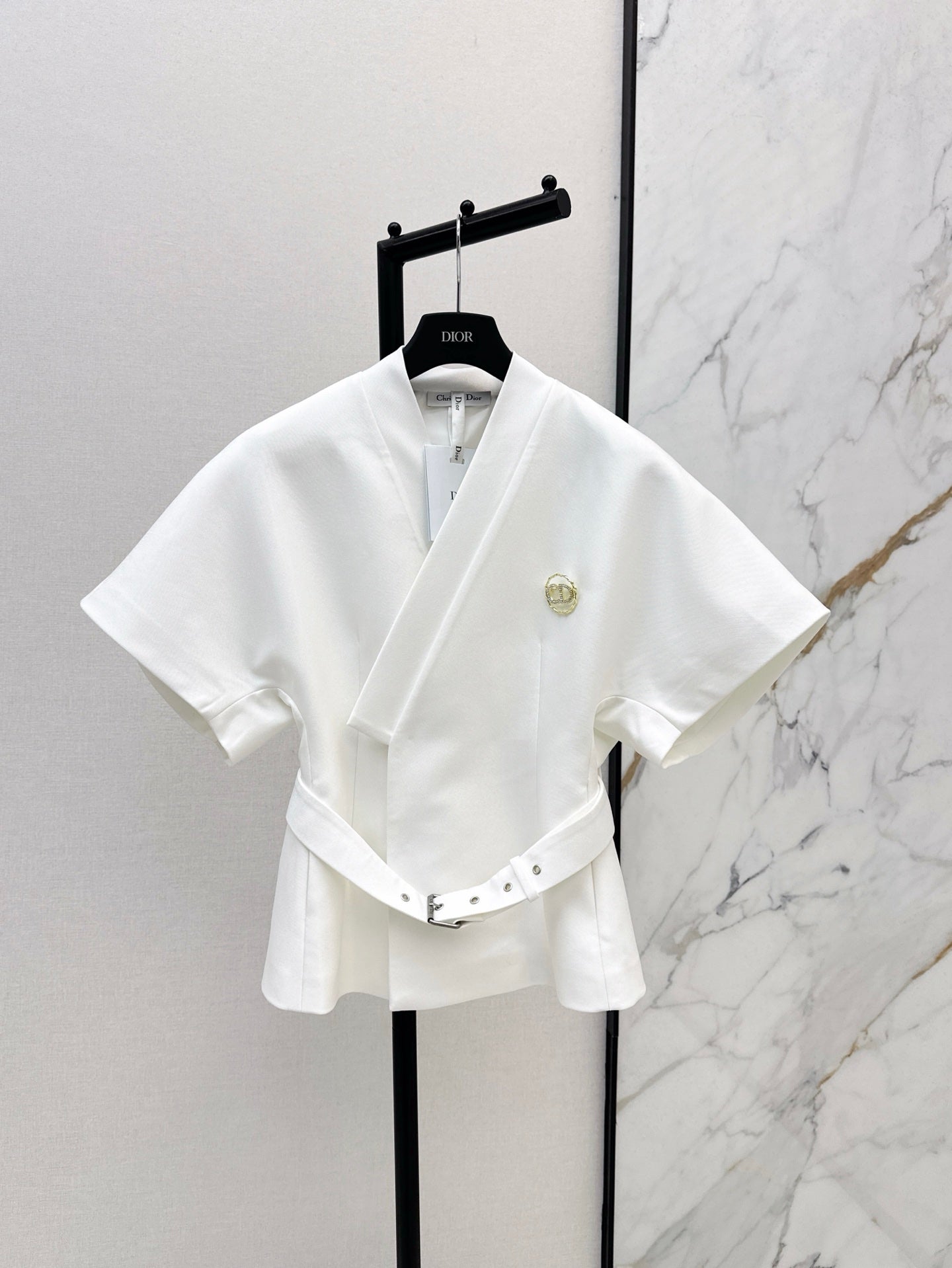 D*r 25ss short-sleeve belted jacket