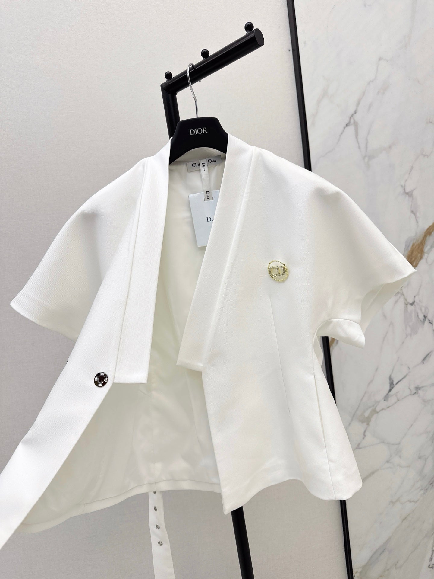 D*r 25ss short-sleeve belted jacket