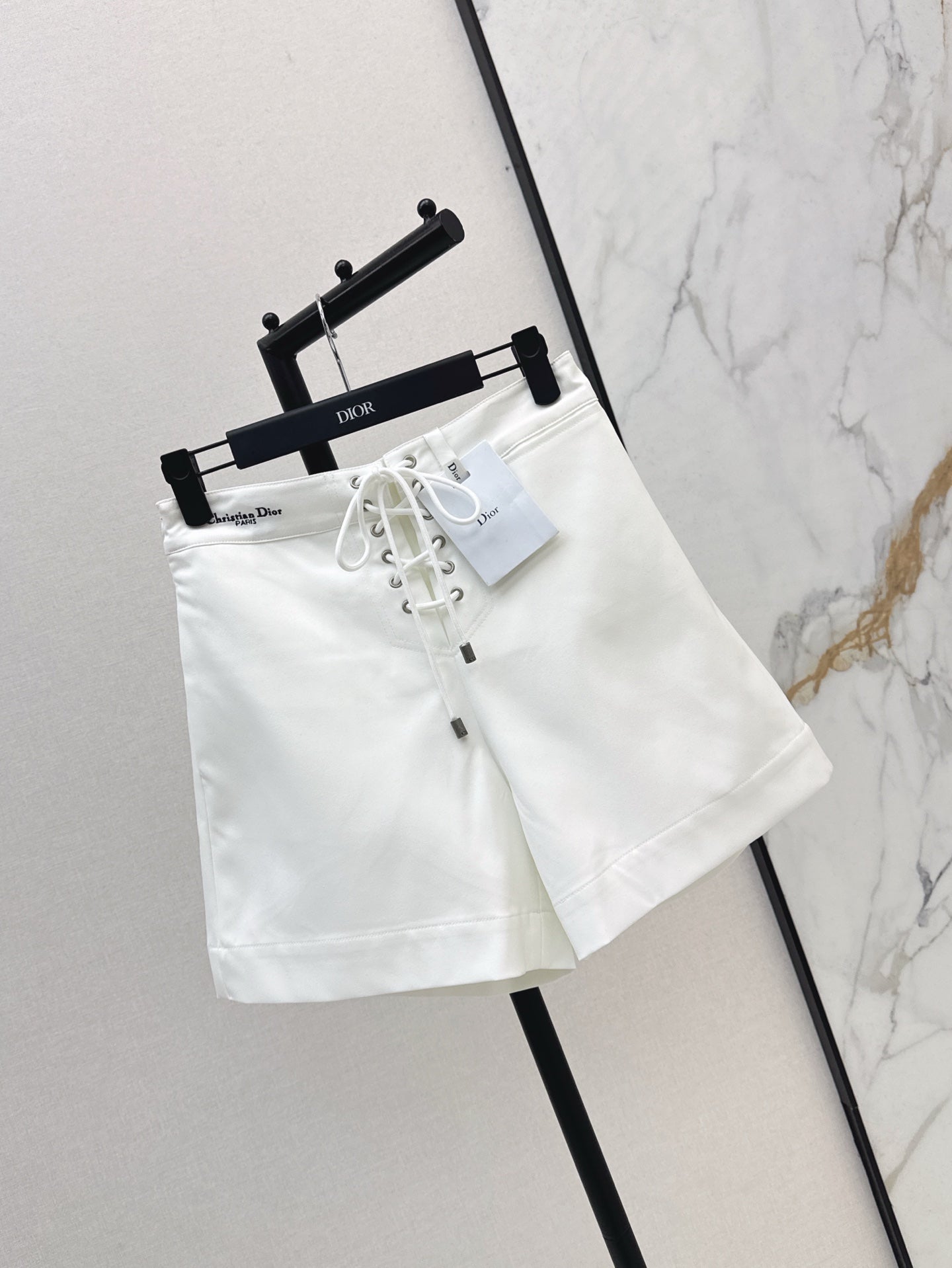 D*r 25ss embroidered tie shorts