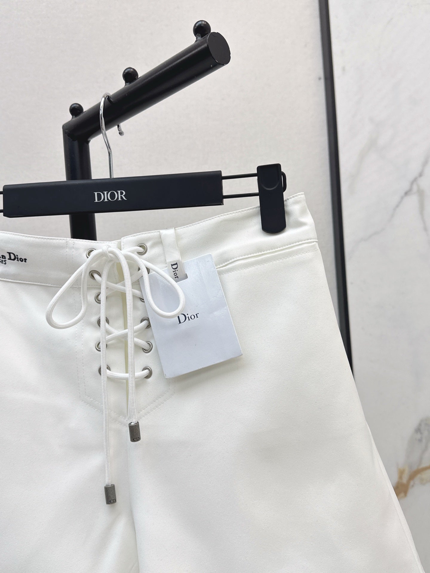 D*r 25ss embroidered tie shorts