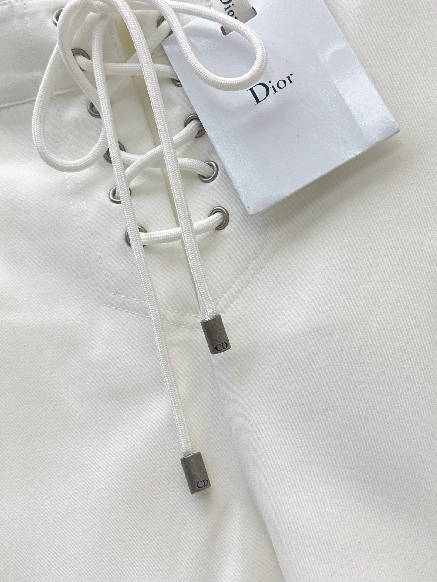 D*r 25ss embroidered tie shorts