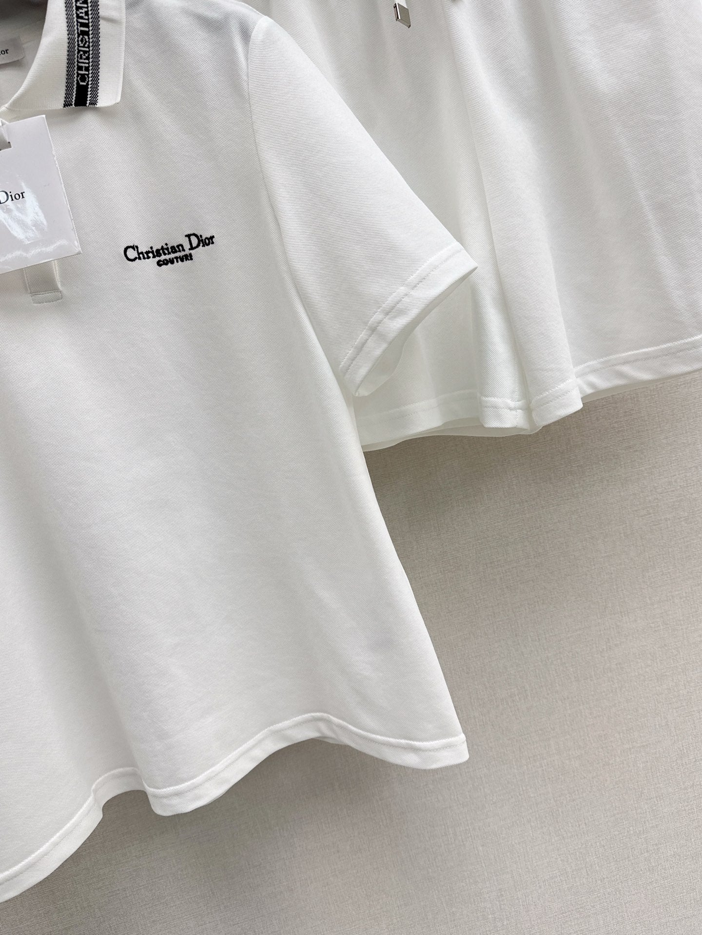 D*r 25ss embroidered polo shirt and shorts suit