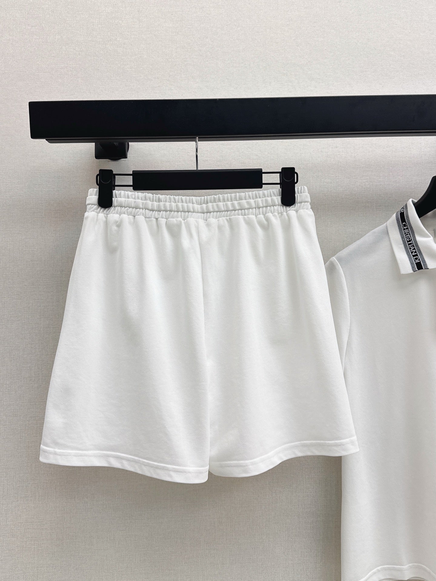 D*r 25ss embroidered polo shirt and shorts suit