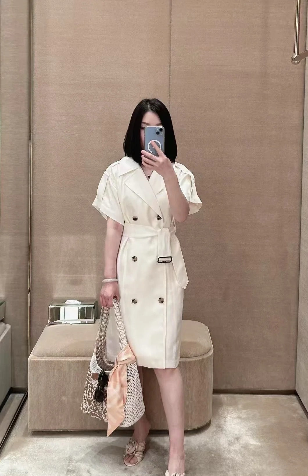 Bur* 25ss trench dress